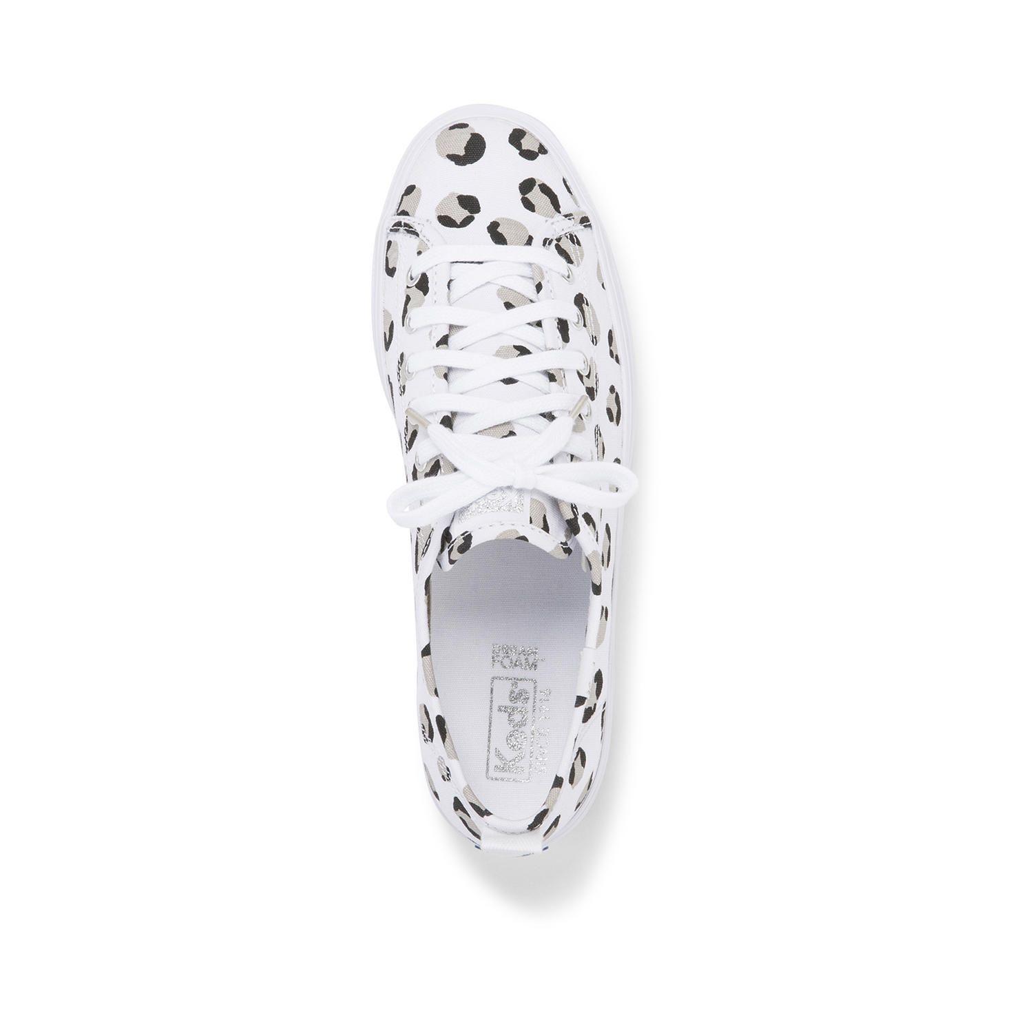 Zapatilla Mujer Triple Up Leopard Blanco -2