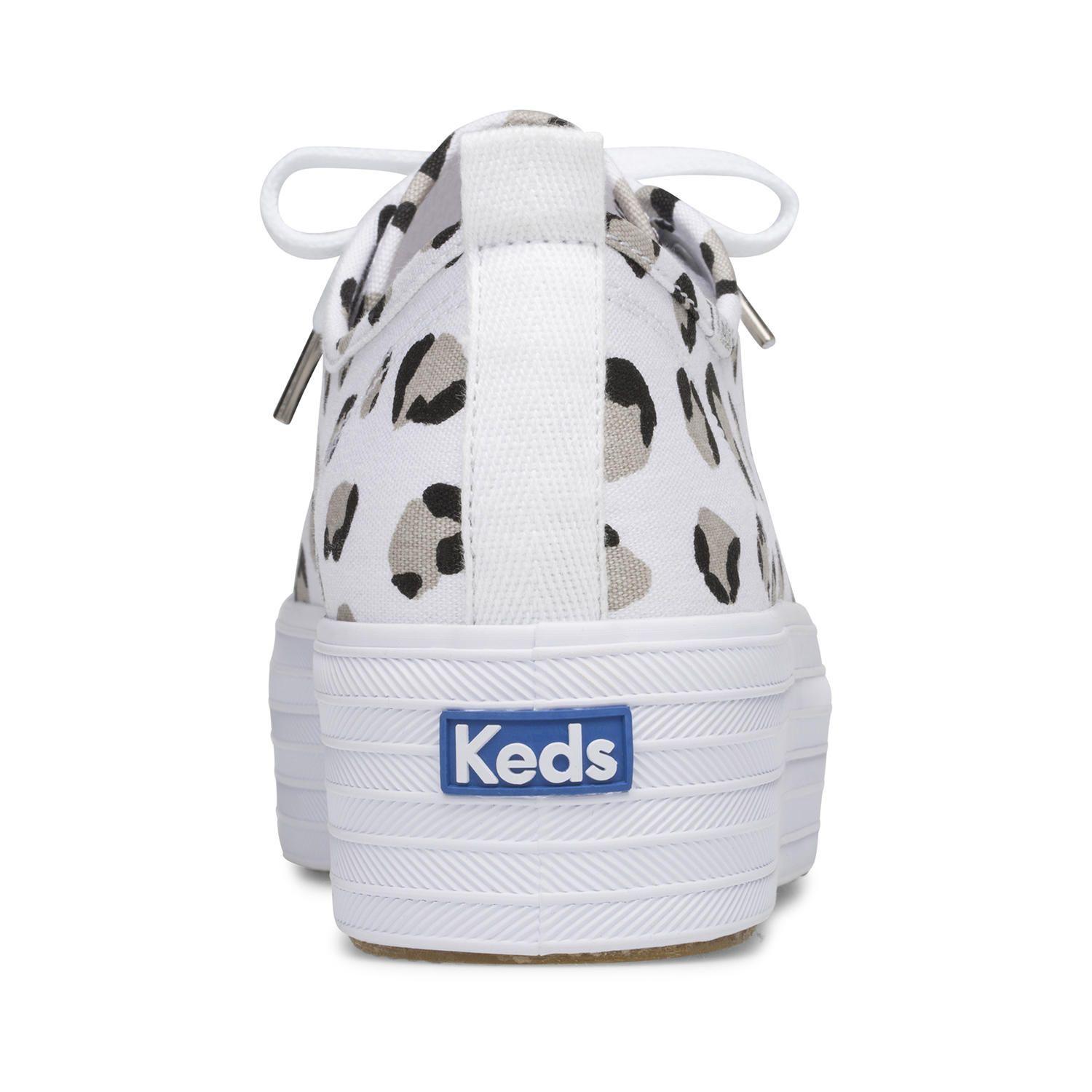Zapatilla Mujer Triple Up Leopard Blanco -3
