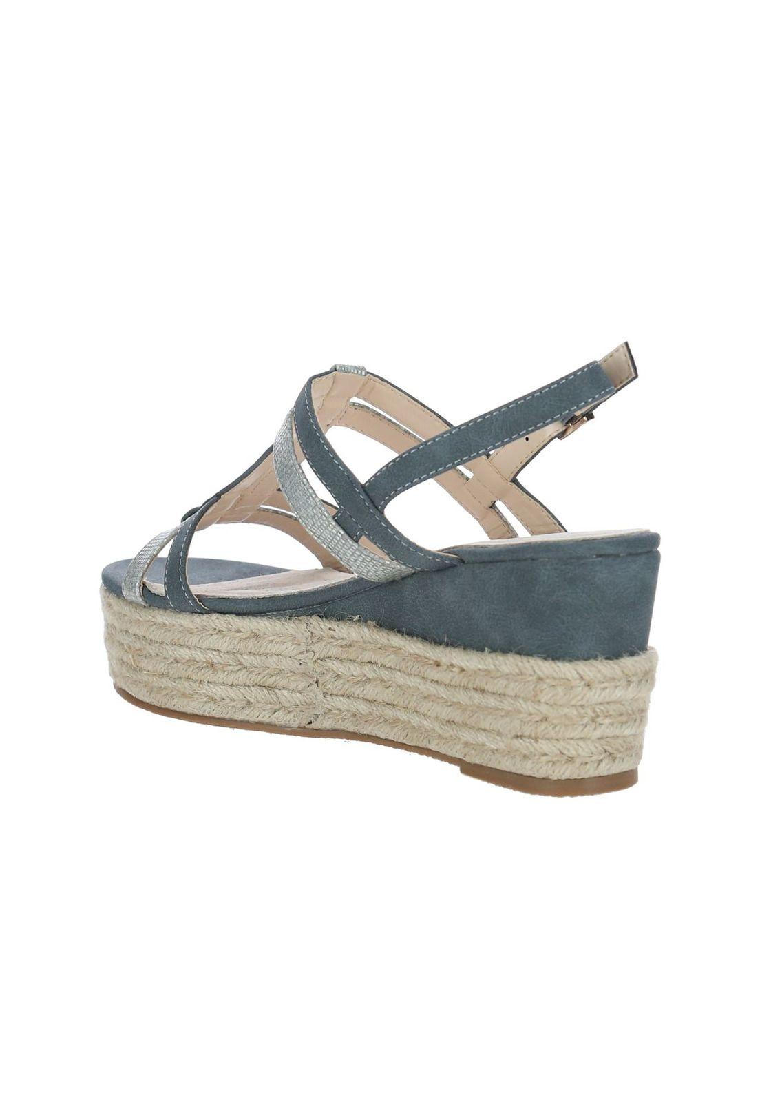 Sandalia Mujer Tatou Baby Azul-5