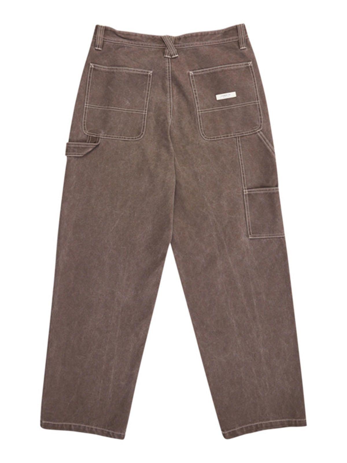 Pantalón Hombre Big carpenter canvas Café-1