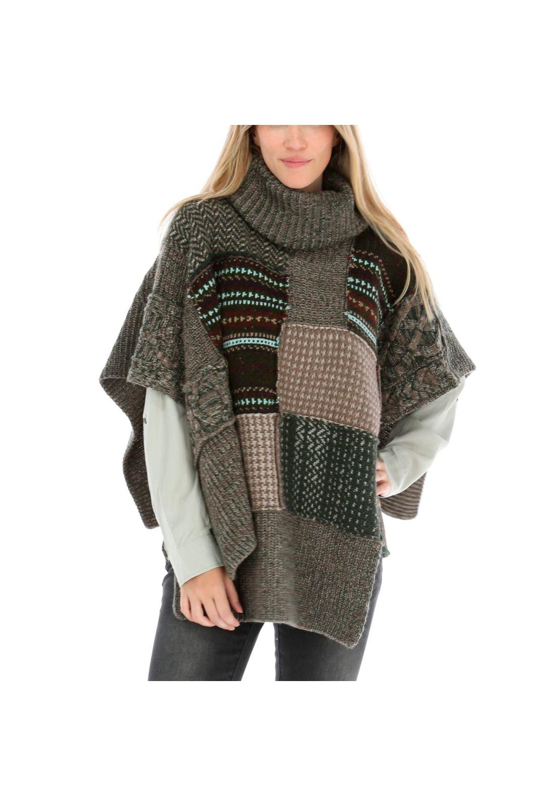 Poncho Quilt Rockford Multicolor-3