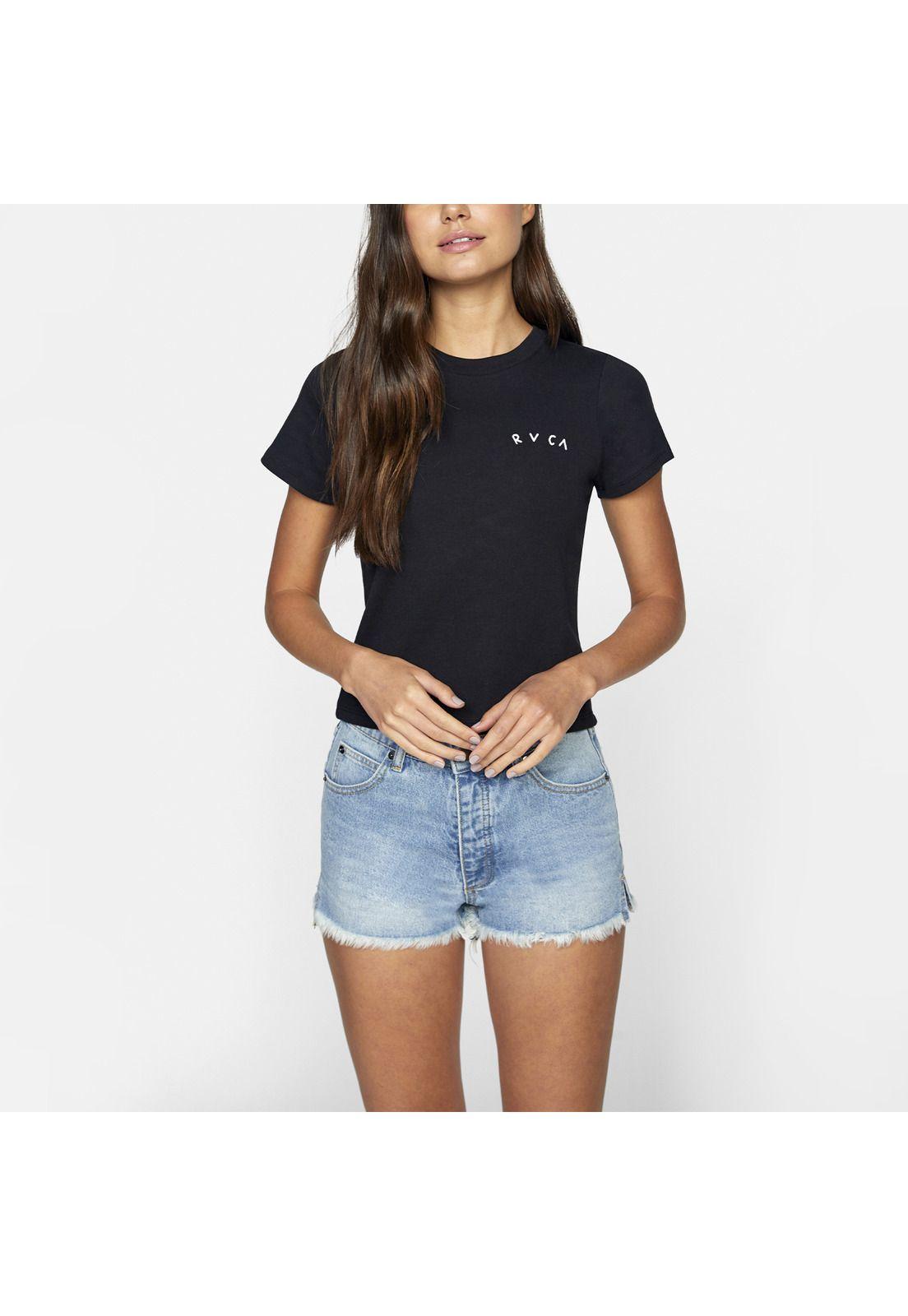 Polera M/C Mujer Benj Skull Ss Negro-0
