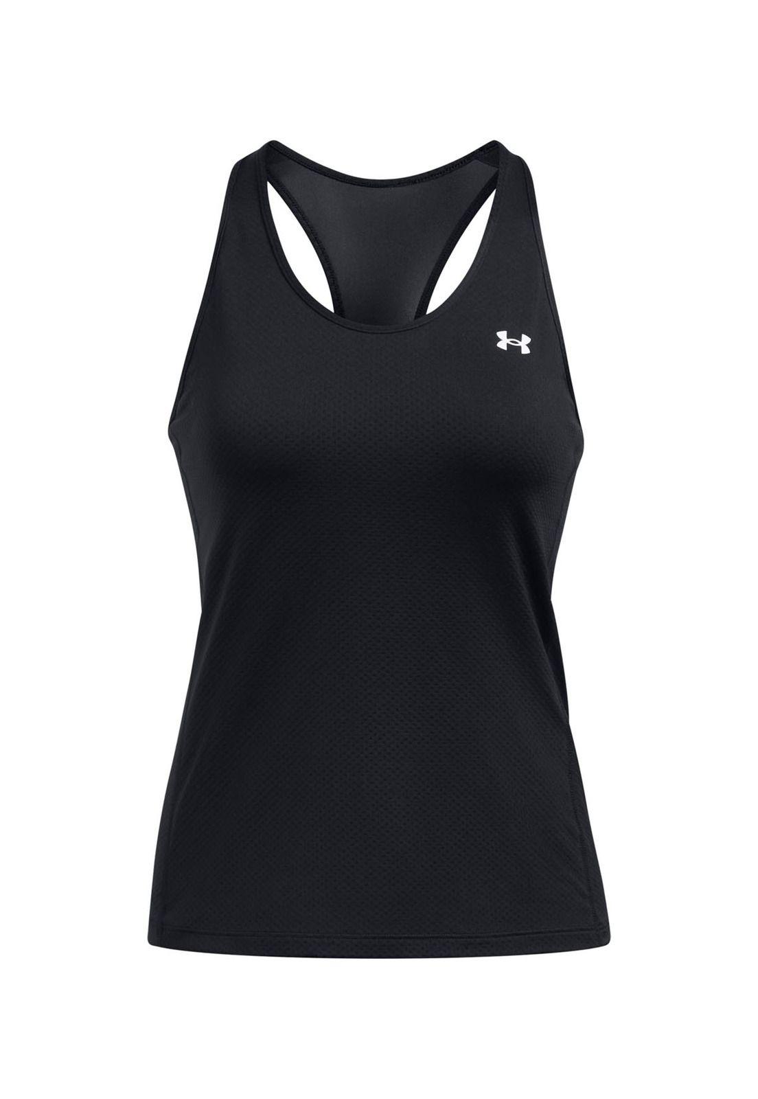 Polera sin mangas HeatGear AR mujer Negro-0