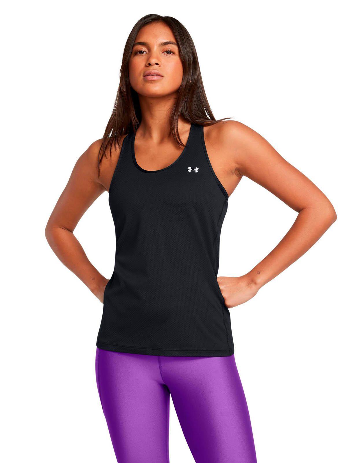 Polera Sin mangas Training  Mujer HeatGear Negro-3