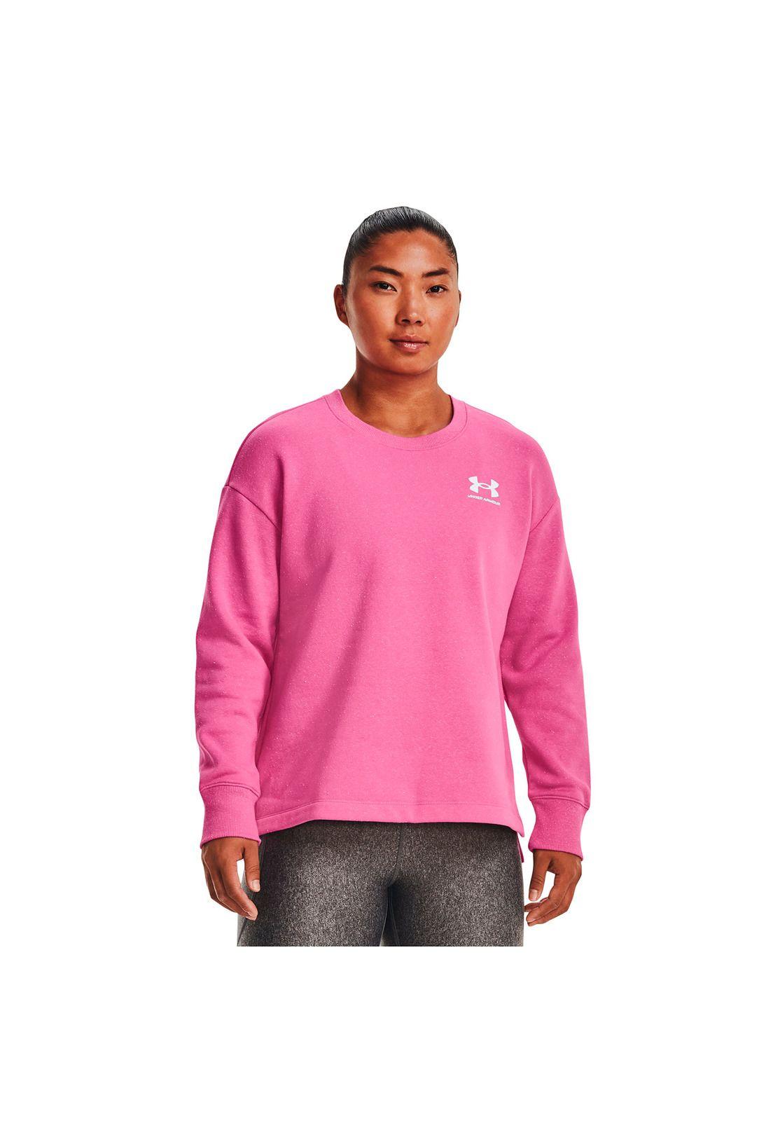 Polerón Oversize Rival Fleece mujer Rosa-3