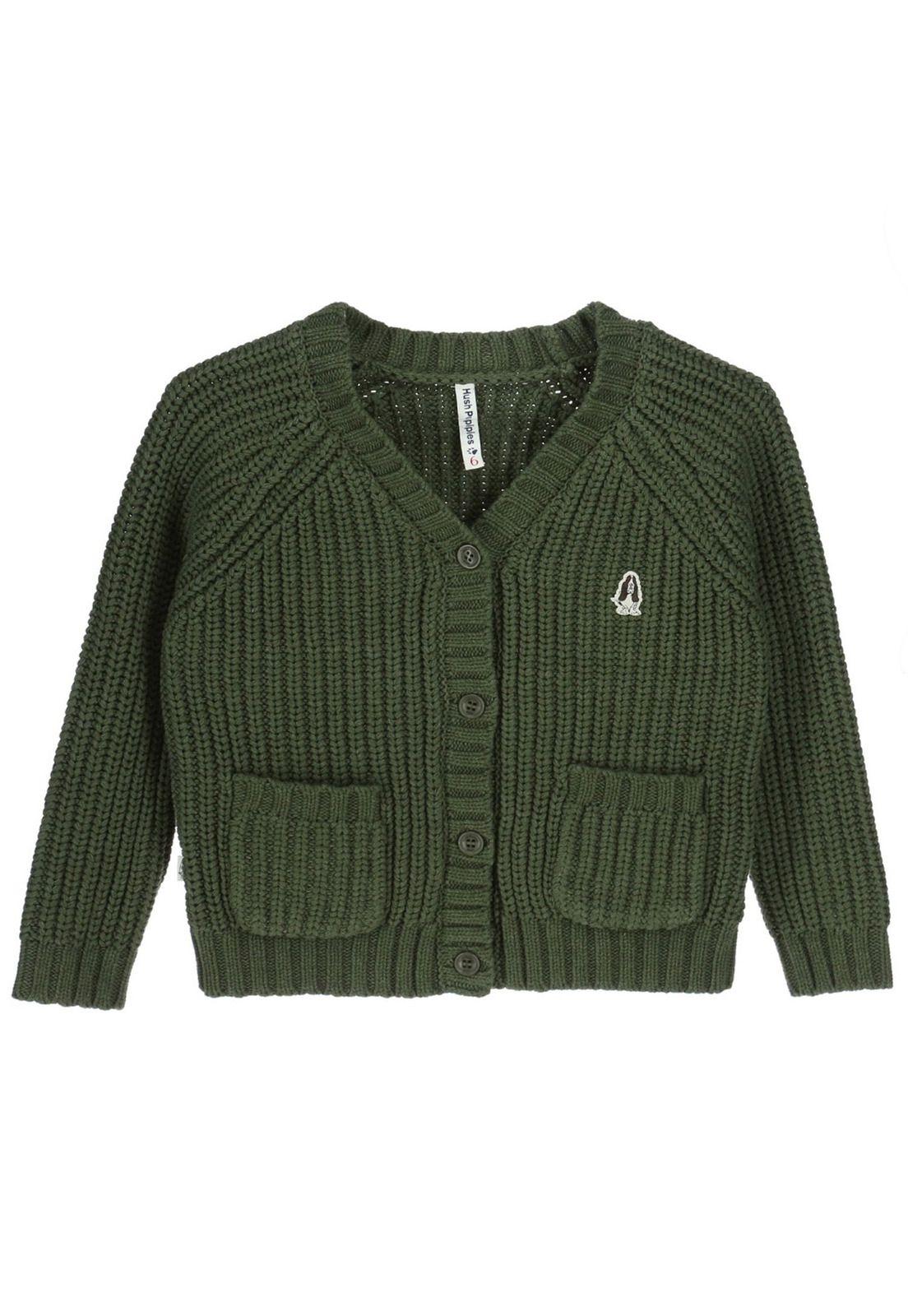 Cardigan Hoja Verde-0