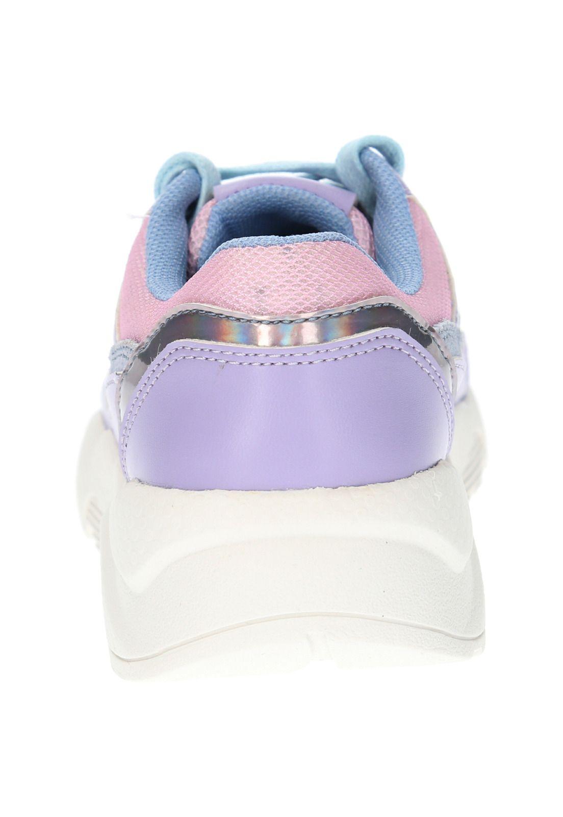 Zapatilla Andrea (30-36) Morado Niña-4