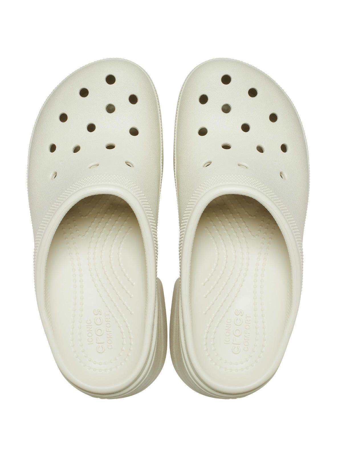 Zueco Crocs Mujer Siren Clog Beige-4