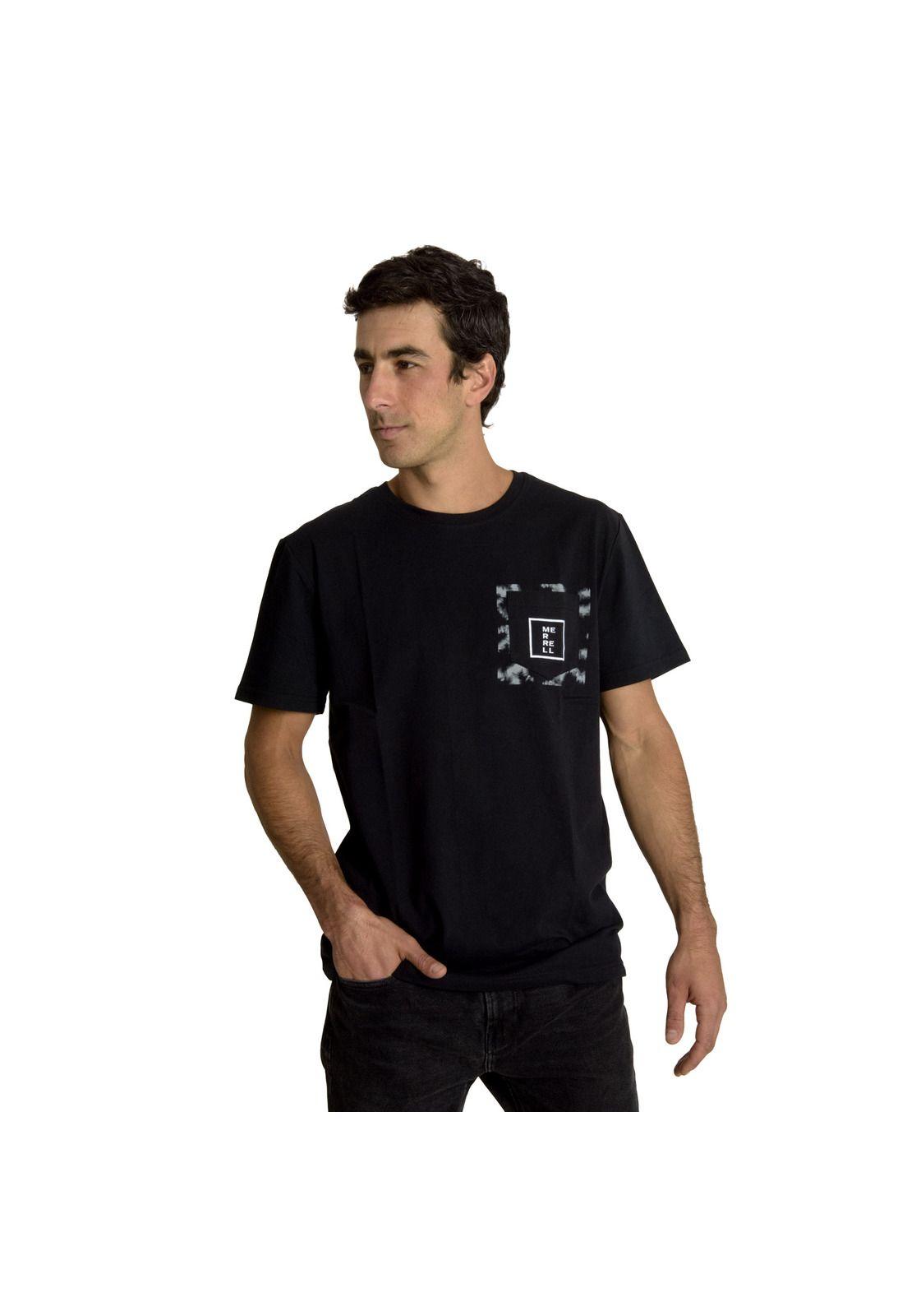 Polera Hombre M Alpine Ss T-Shirt Negro-0