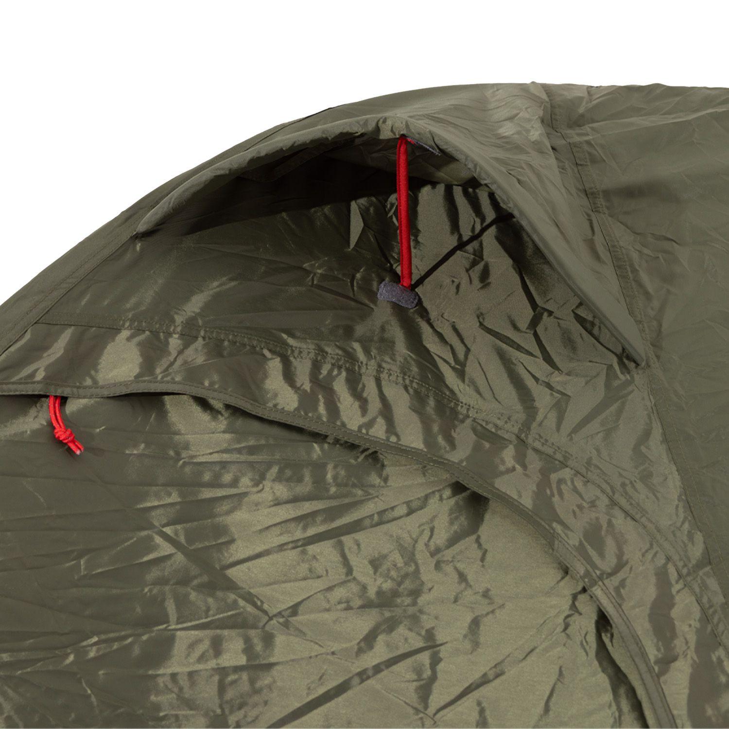 Carpa 2 personas Shelter Verde Oscuro-2