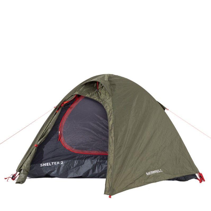 Carpa 2 personas Shelter Verde Oscuro-6