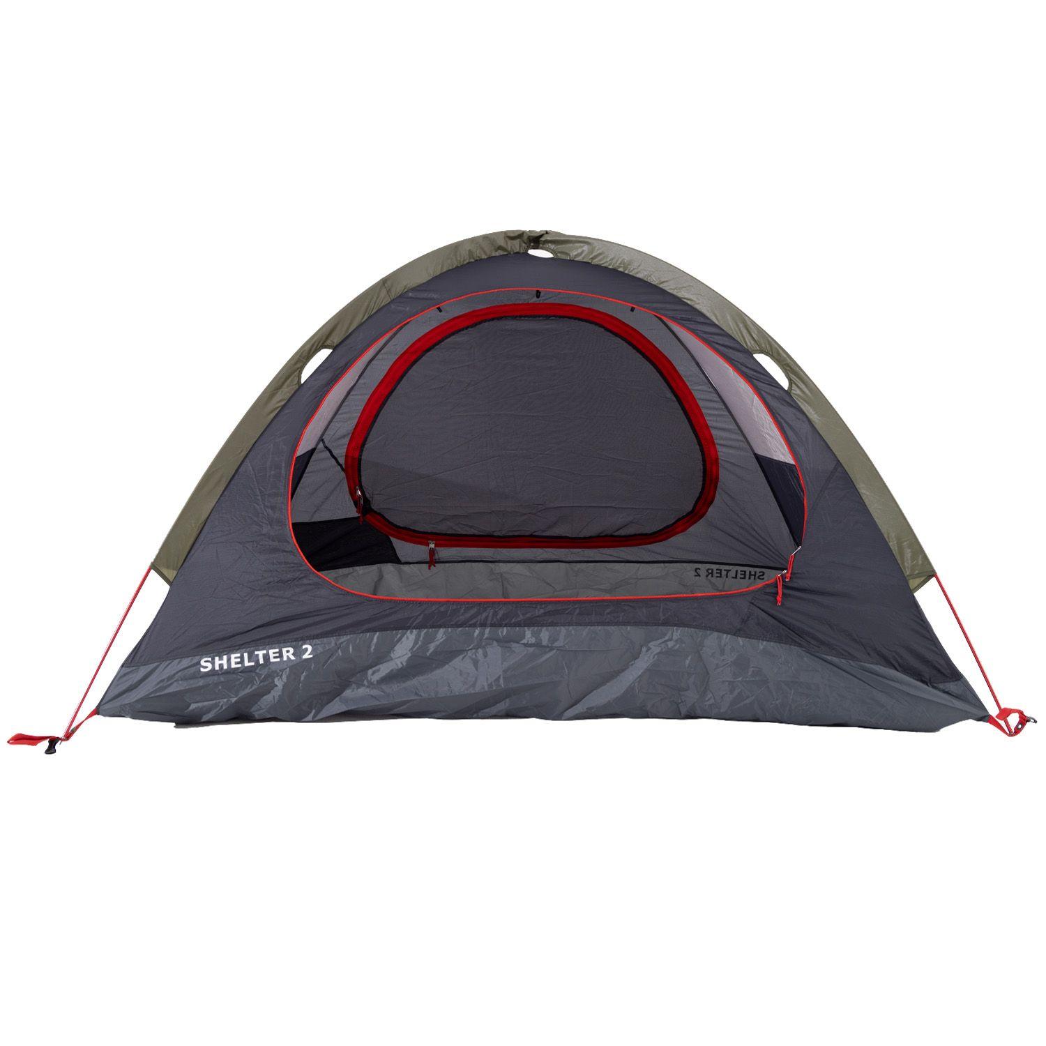 Carpa 2 personas Shelter Verde Oscuro-9