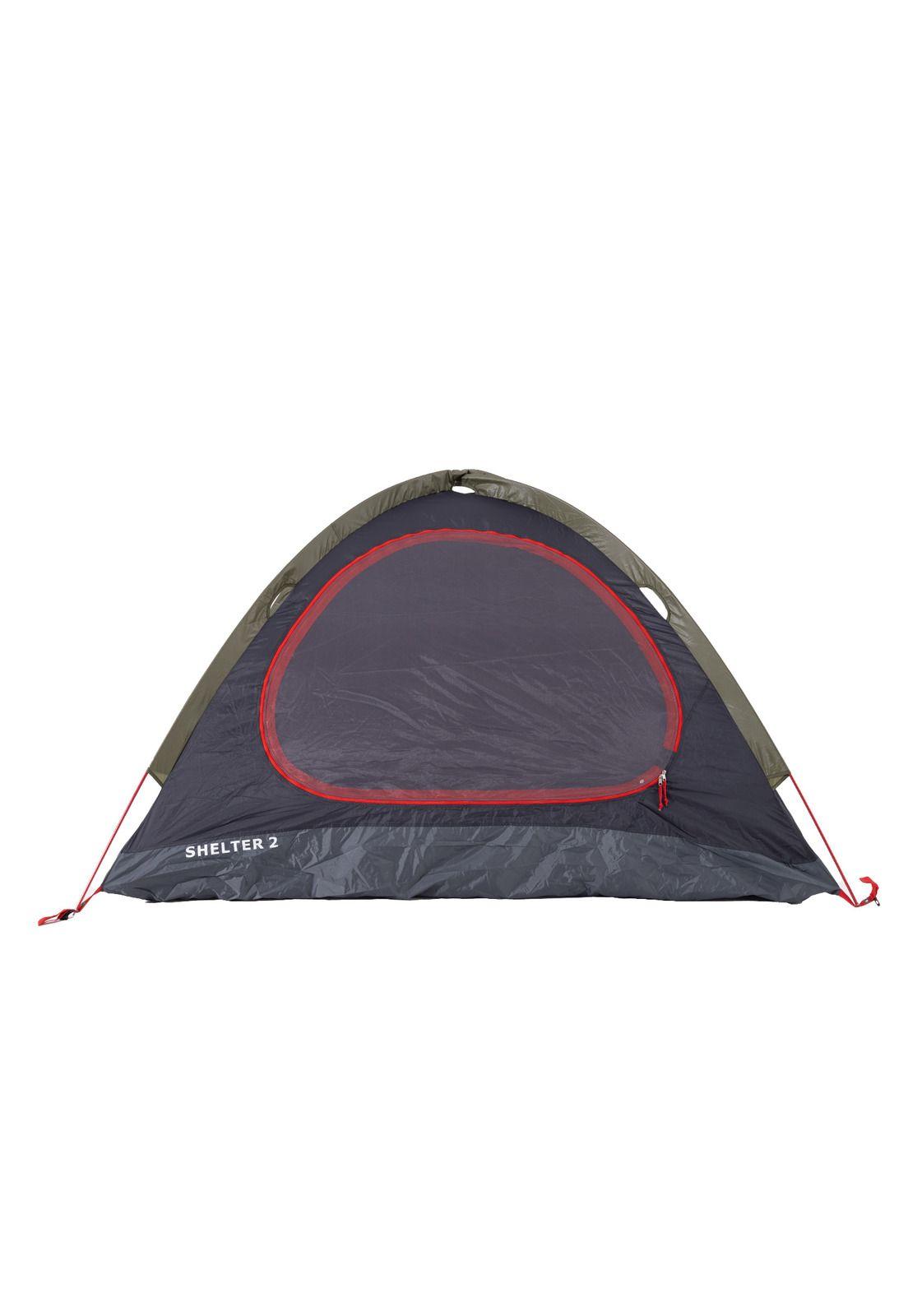Carpa 2 personas Shelter Verde Oscuro-5