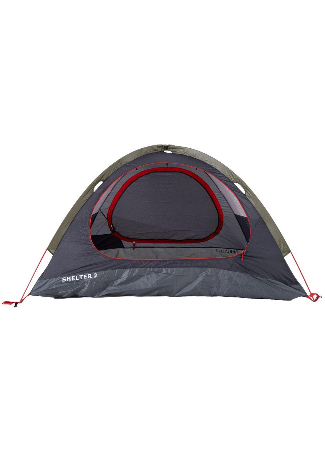 Carpa 2 personas Shelter Verde Oscuro-9