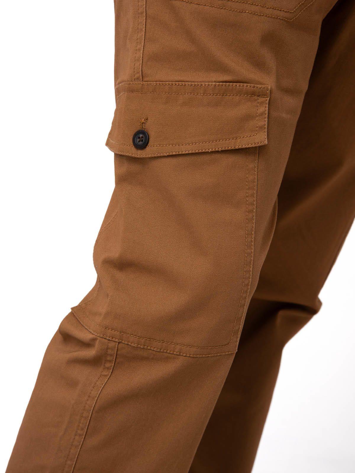 Pantalón Casual Hombre Cargo Slim Café-5
