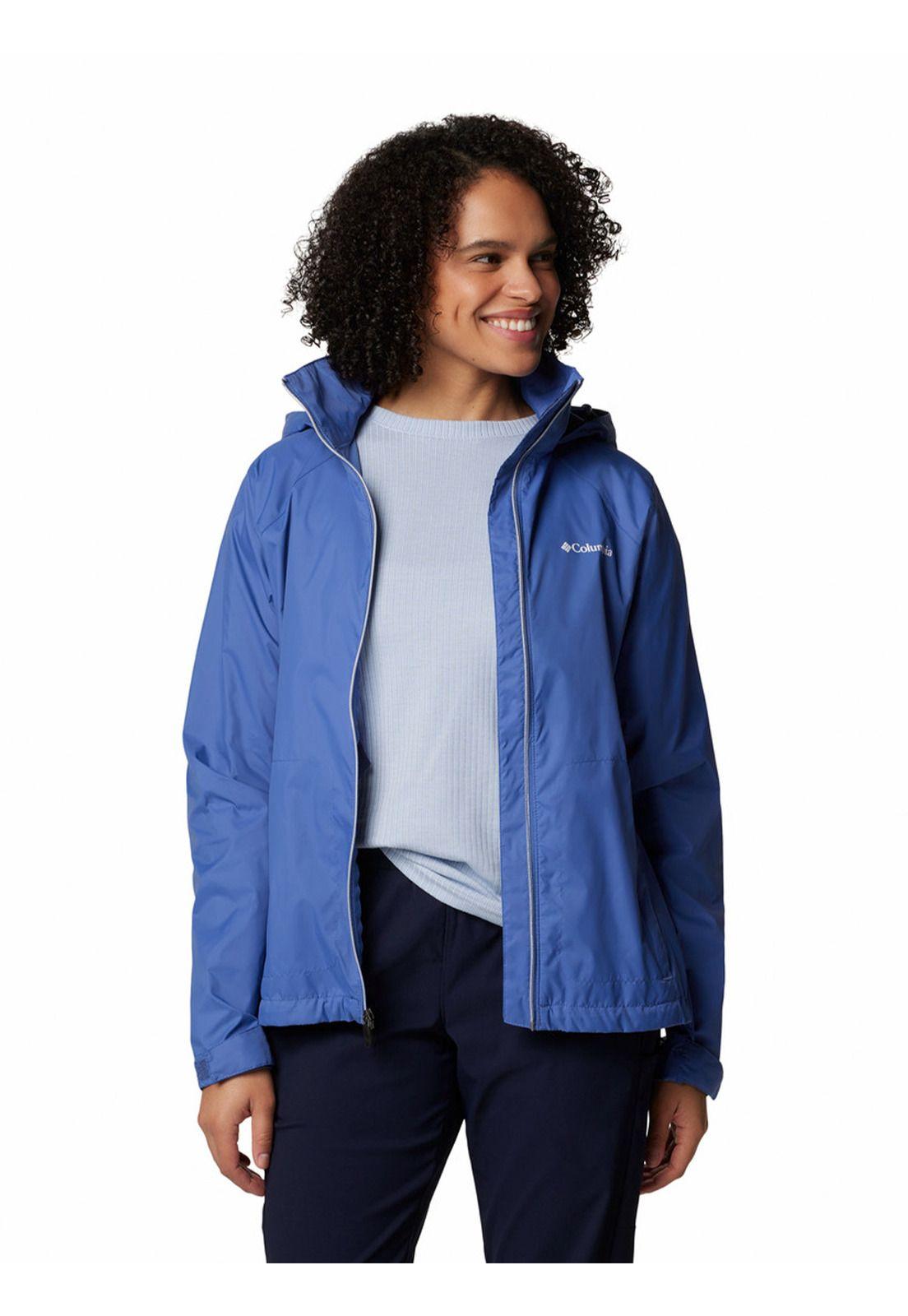 Cortaviento Mujer Switchback III Azul-4