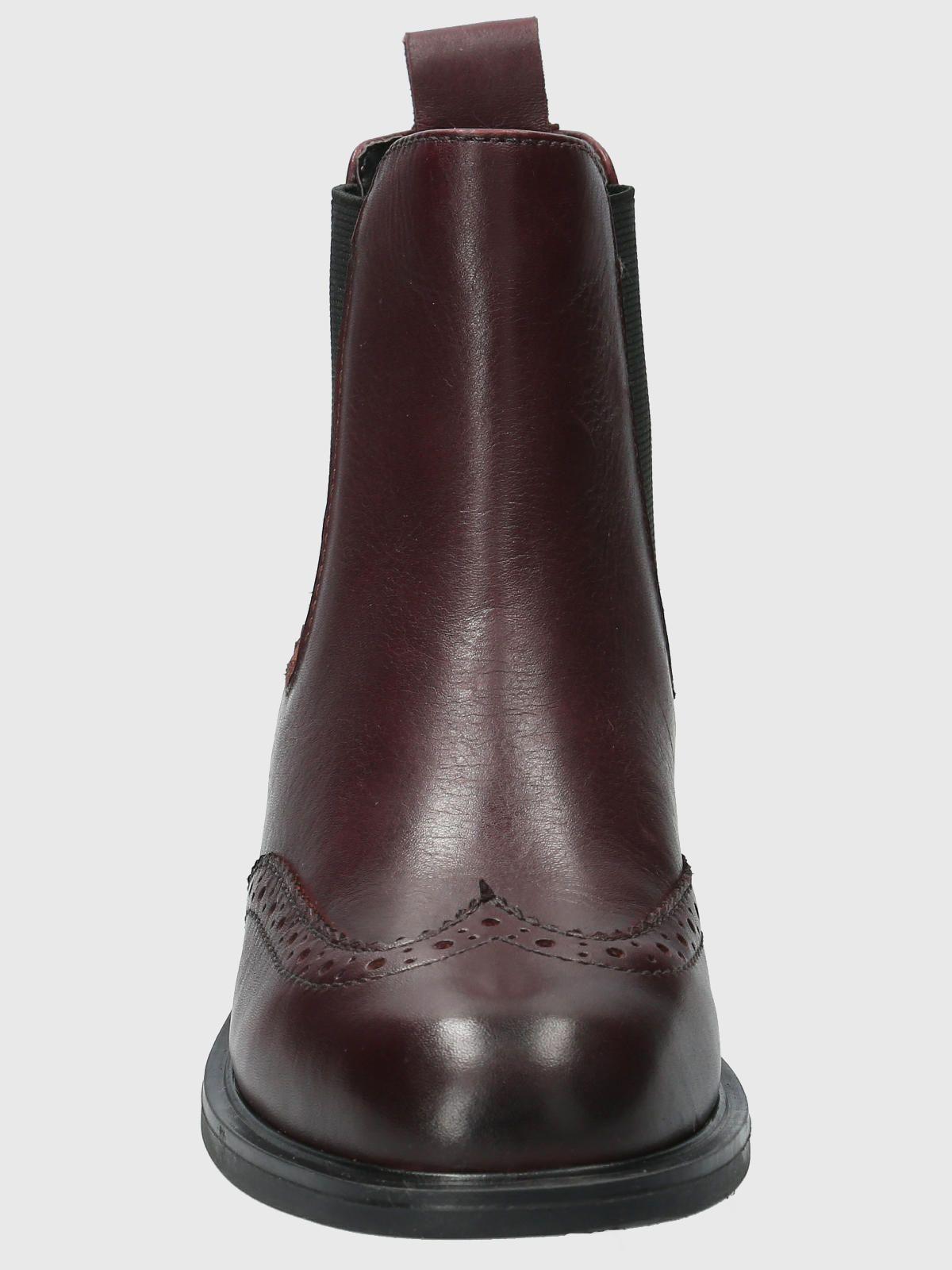 Botin Cuero Mujer Algate Rojo-3