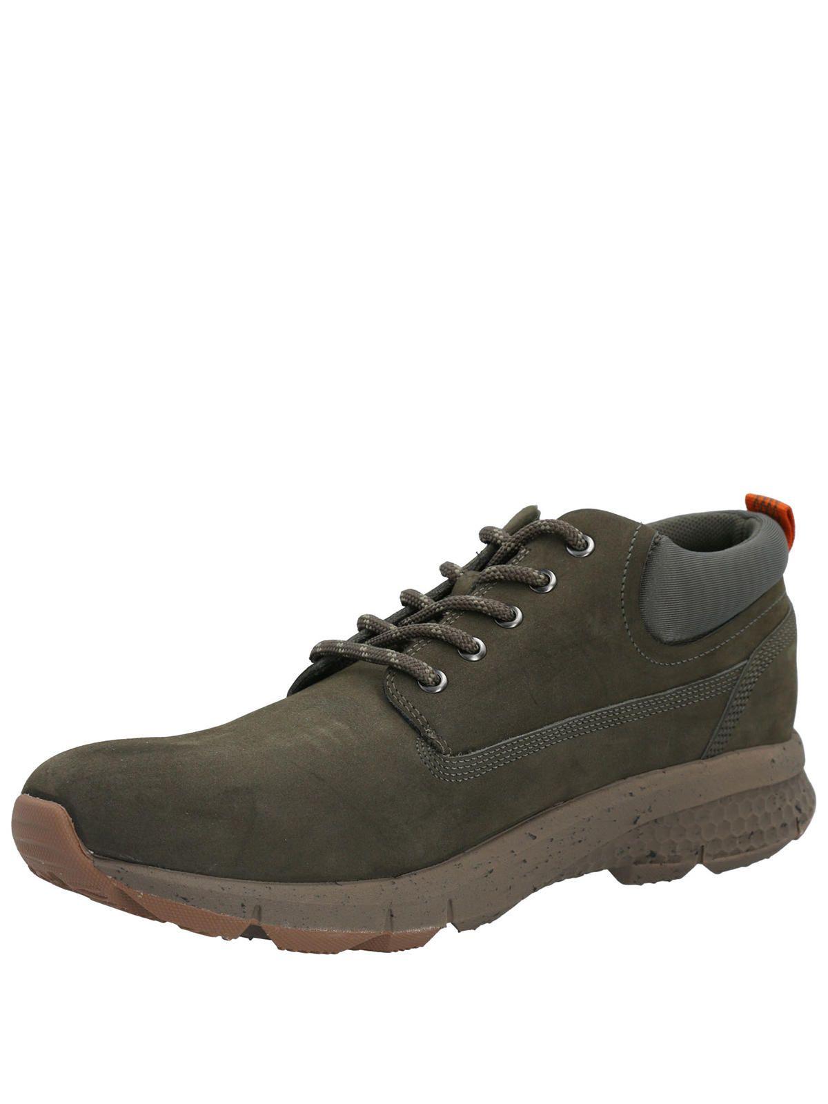 Botín Cuero Hombre Massif Verde-3