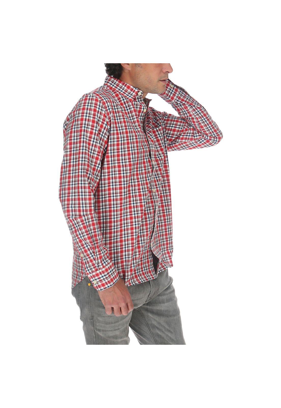 Camisa M/L Hombre Plaid L/S Shirt Multi-3