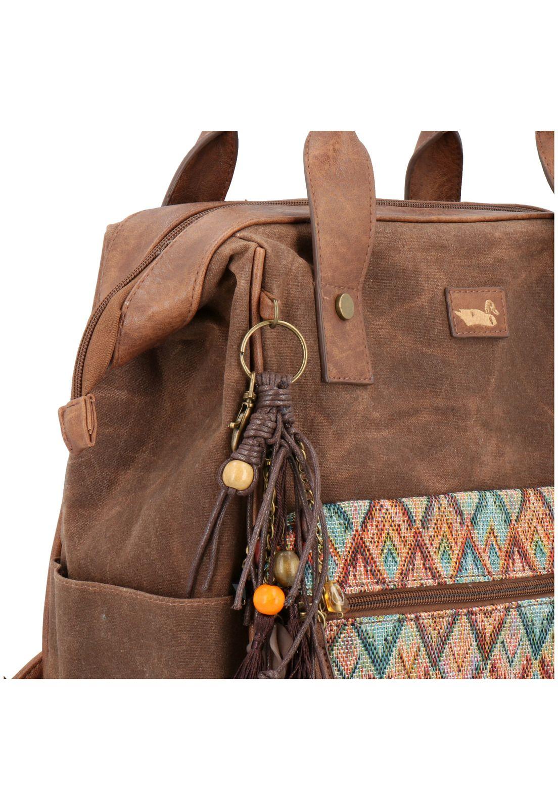 Mochila Mujer Lorenza Back Café-4