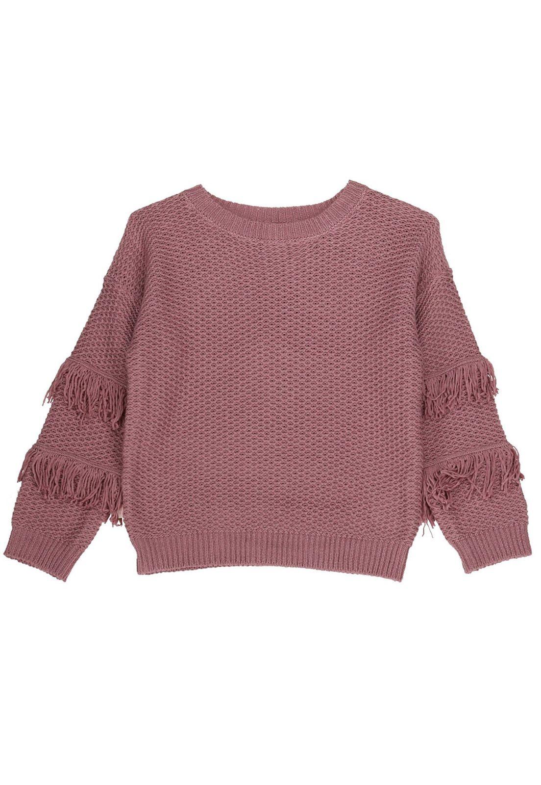 Sweater Flecos Morado-0