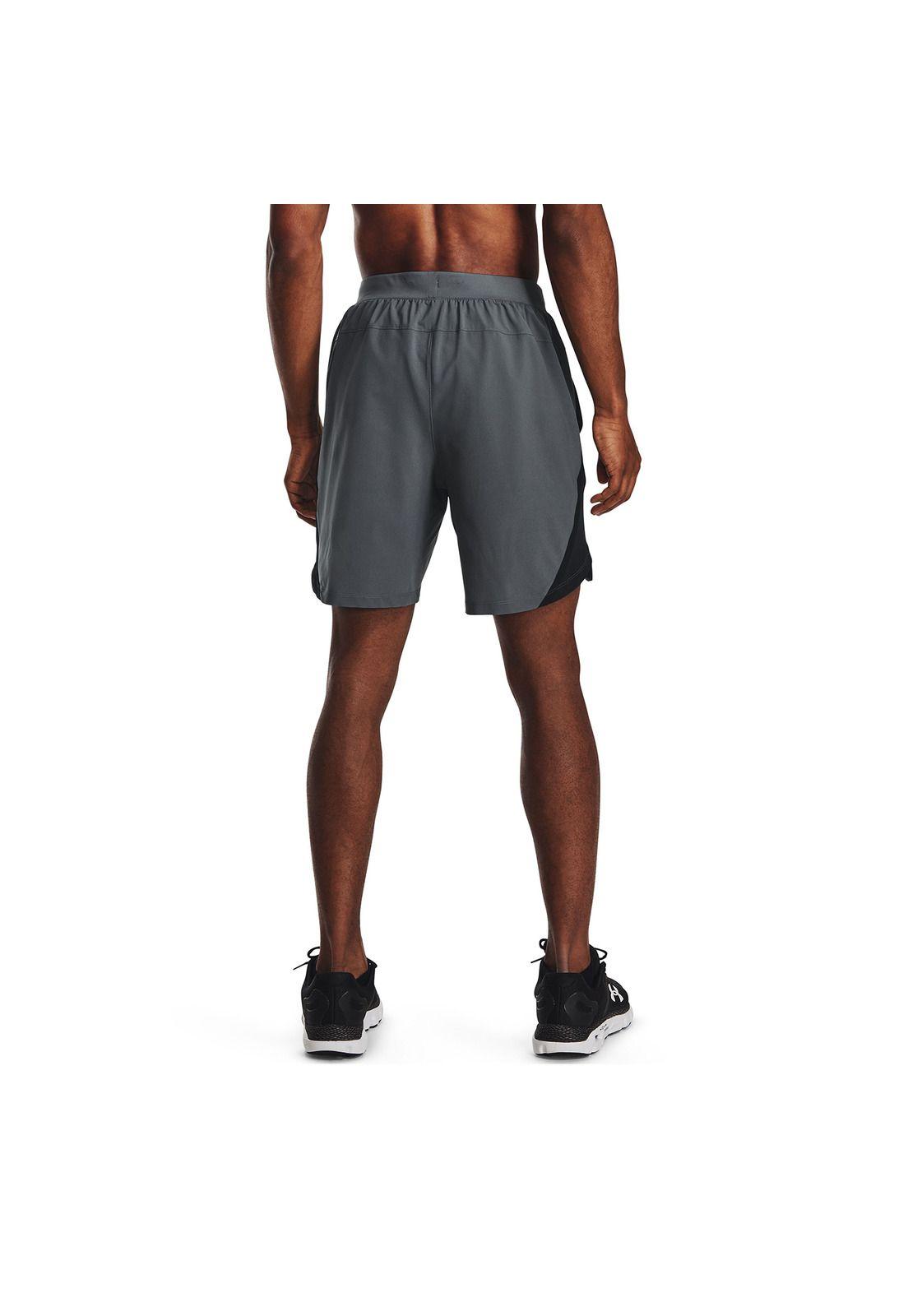 Short Hombre Ua Launch Sw 7 Short Gris-4