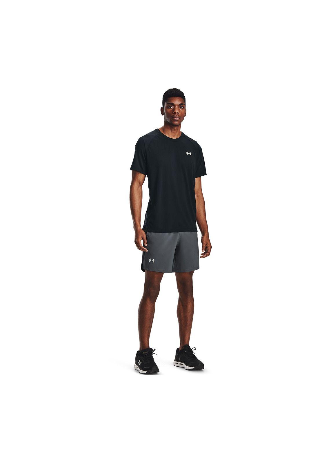 Short Hombre Ua Launch Sw 7 Short Gris-5