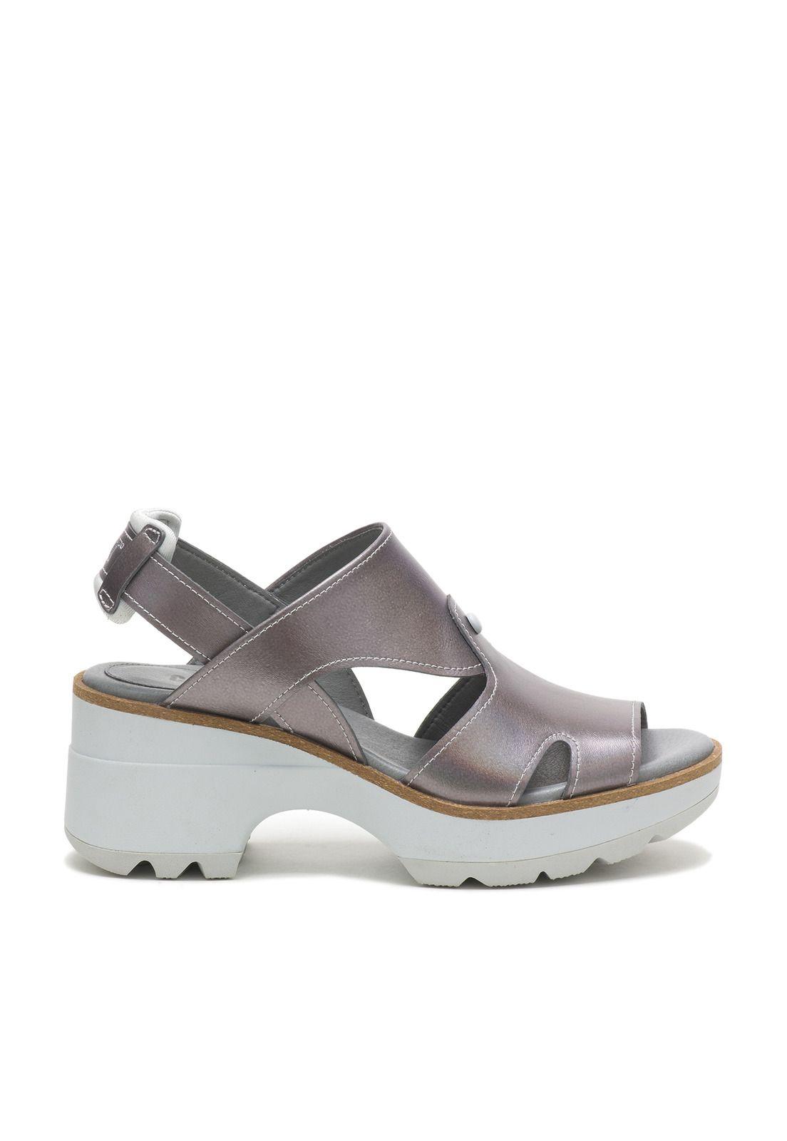 Sandalia Carina Plateado Mujer-1