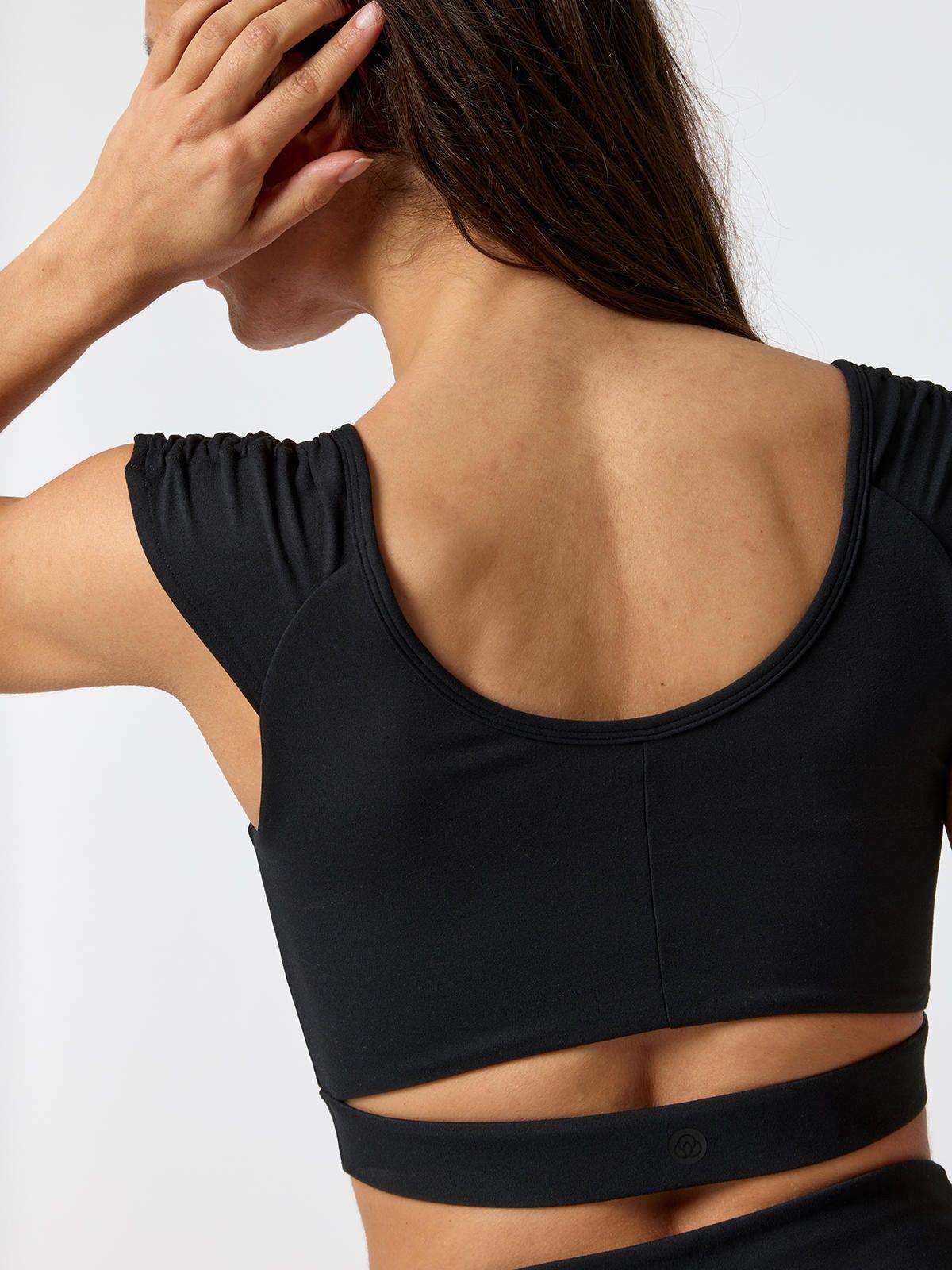Polera Crop Kala Aloe Negra Mujer-3