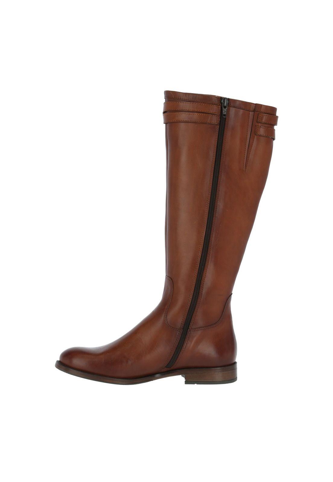 Bota Cuero Lula Café Mujer Rockford-3