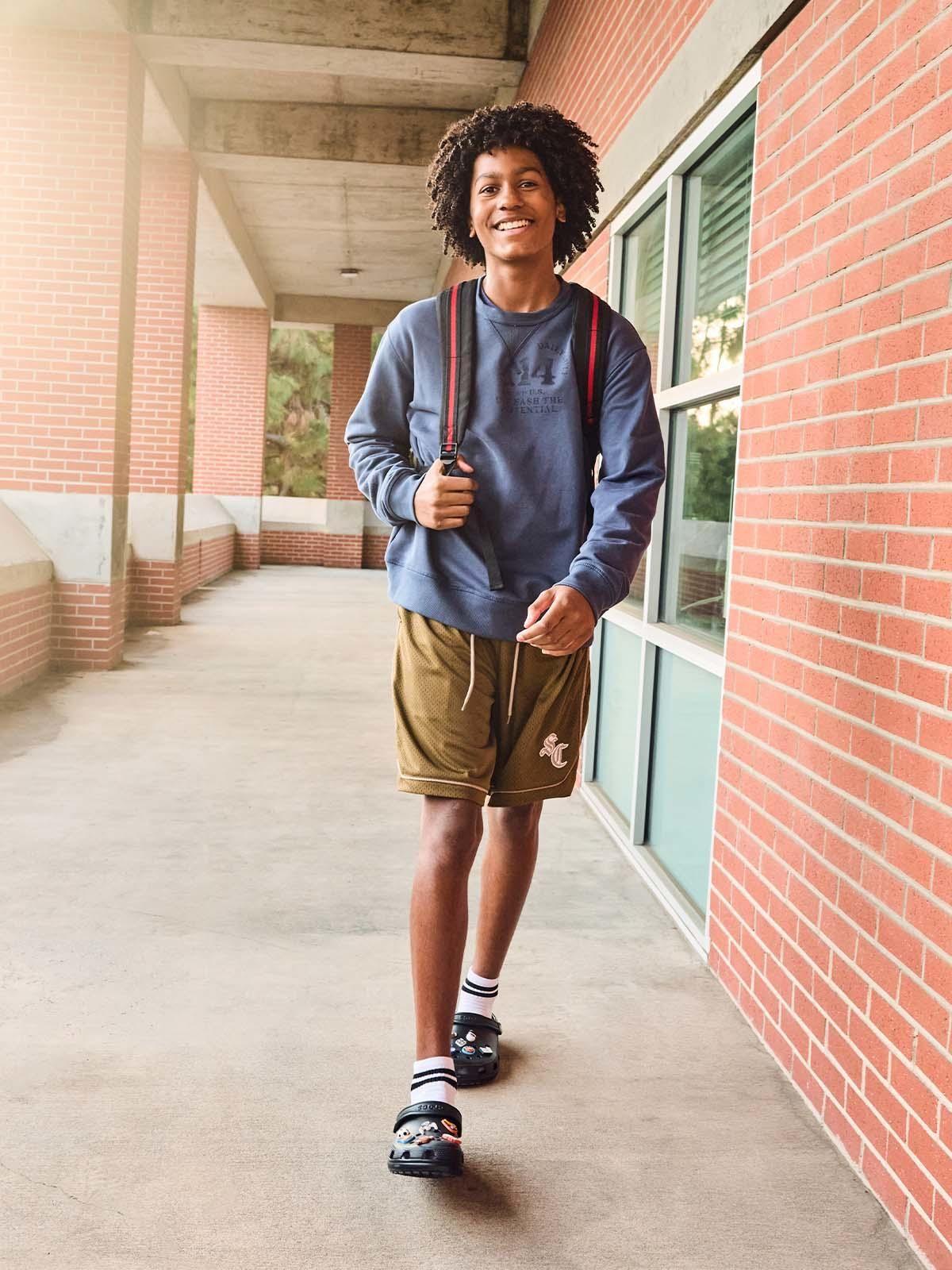 Zueco Crocs Niño Classic Clog K Negro-1