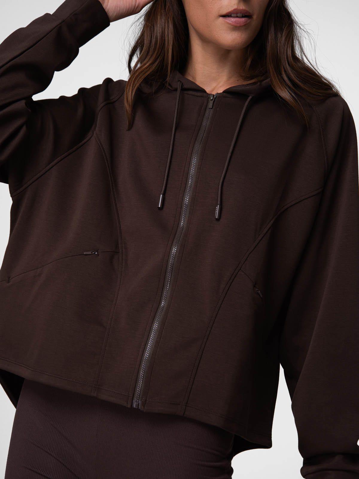 Poleron Mujer Full Zip Malaga Rec Café-0