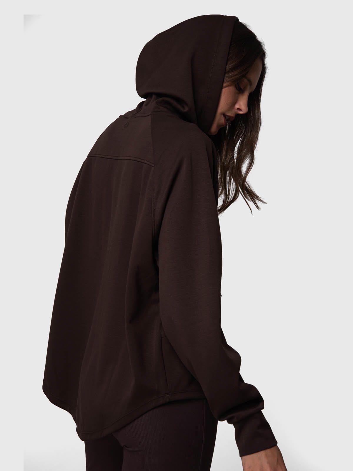 Poleron Mujer Full Zip Malaga Rec Café-1