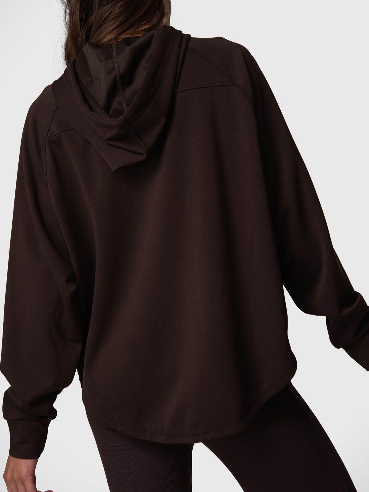 Poleron Mujer Full Zip Malaga Rec Café-4