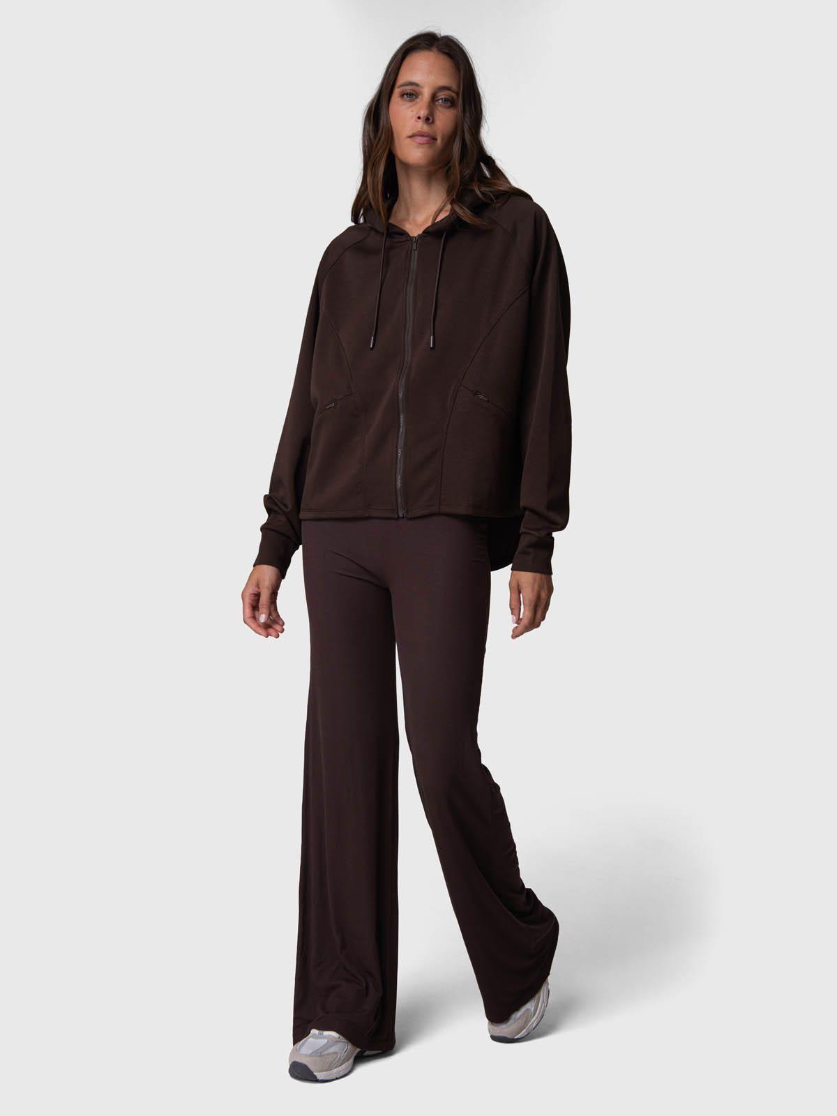 Poleron Mujer Full Zip Malaga Rec Café-5