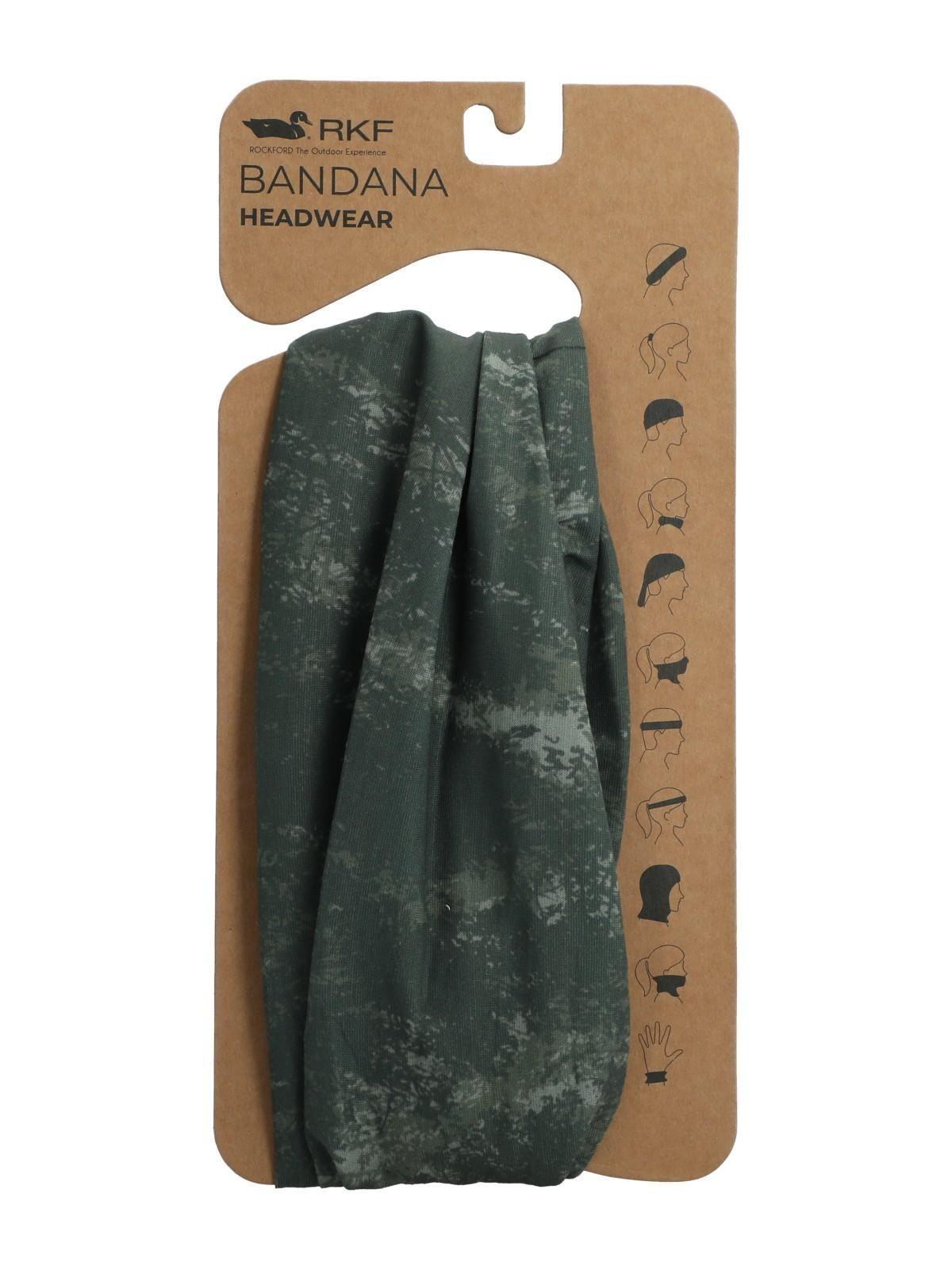 Bandana Poliéster Unisex Rkf Forest Buff Verde-2
