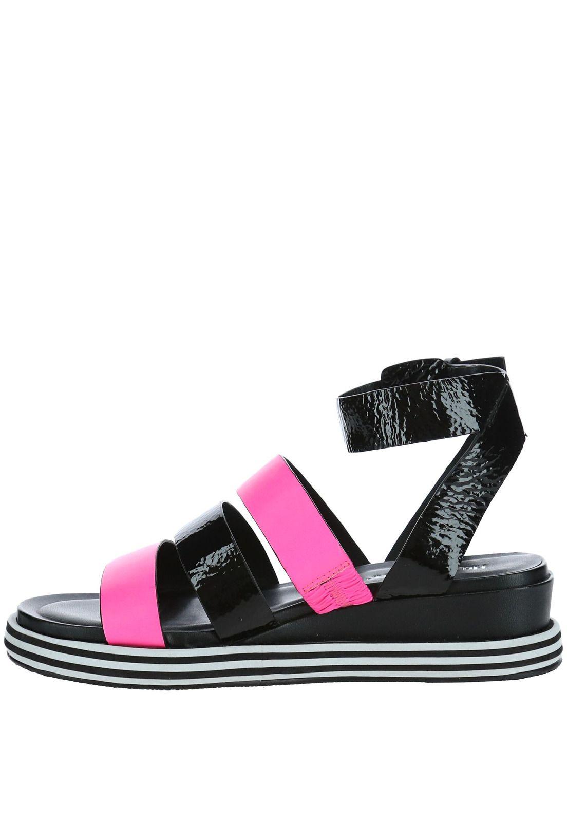 Sandalia Cuero Conca Negro-4