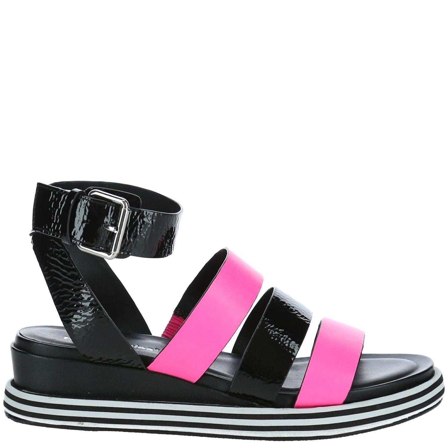 Sandalia Cuero Conca Negro-1