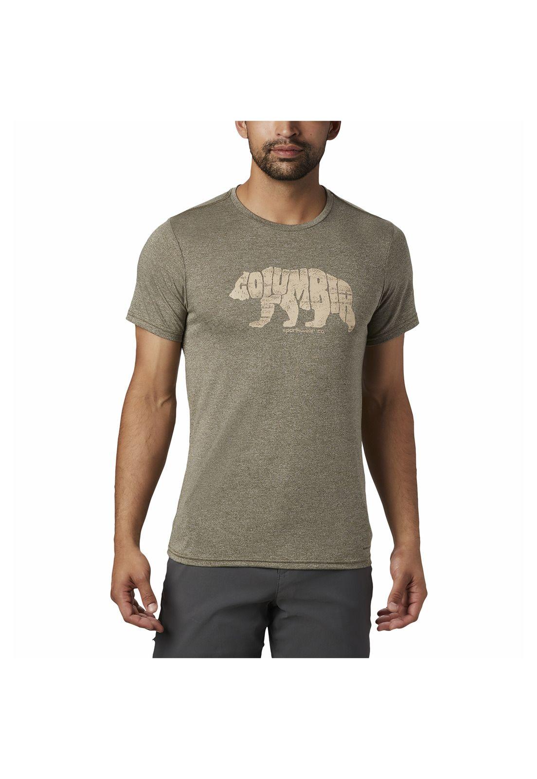 Polera M/C Hombre Terra Vale Ii Ss Tee Polyester Verde-0