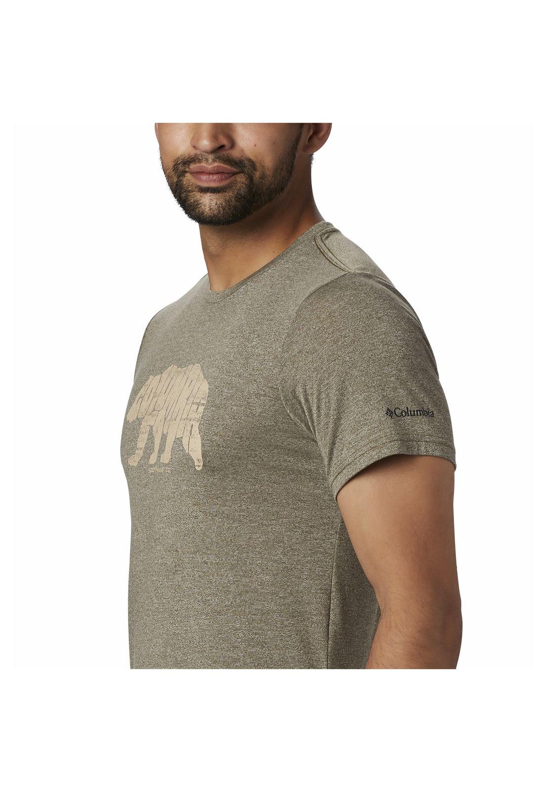 Polera M/C Hombre Terra Vale Ii Ss Tee Polyester Verde-4