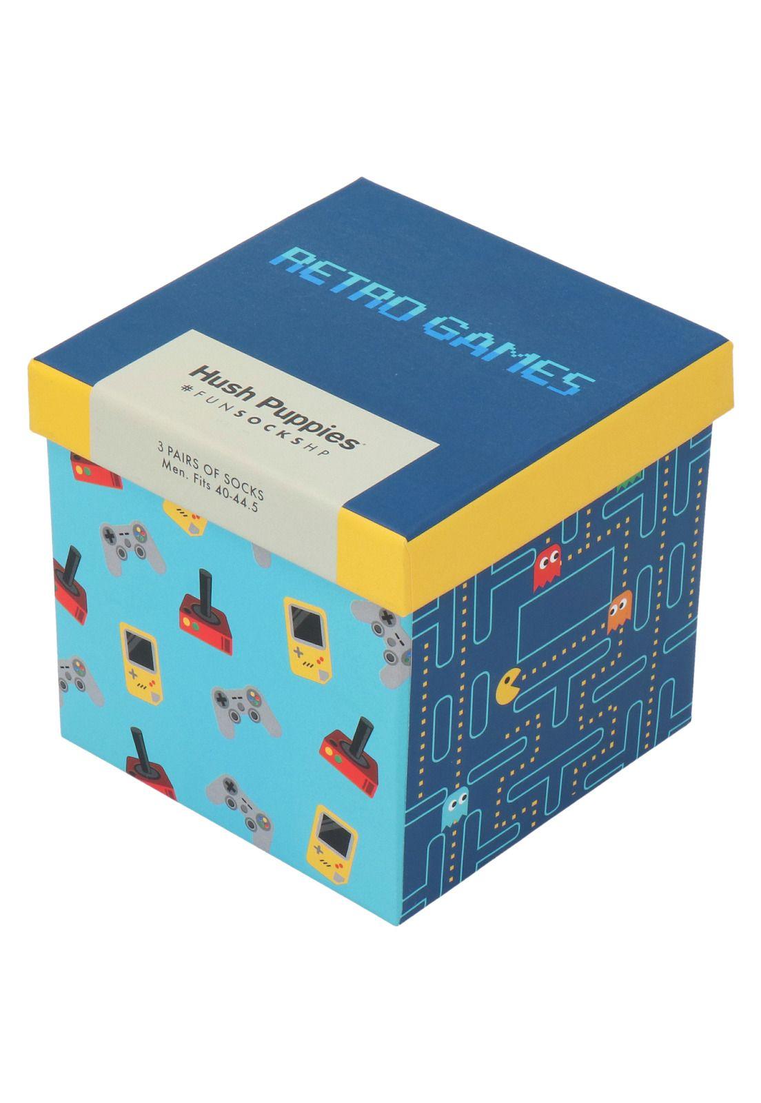 Pack Calcetín Algodón H 3Pack Retrogame-2