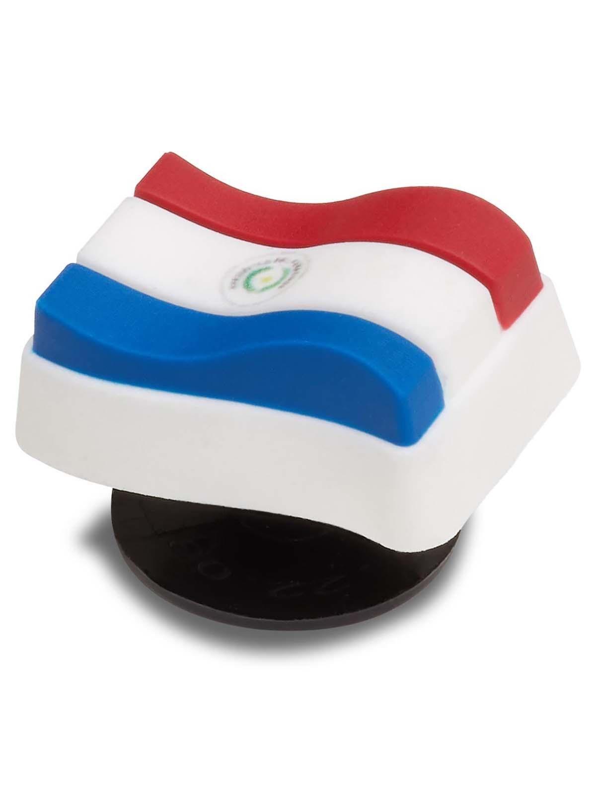 Jibbitz Crocs Bandera Paraguay Blanco-2