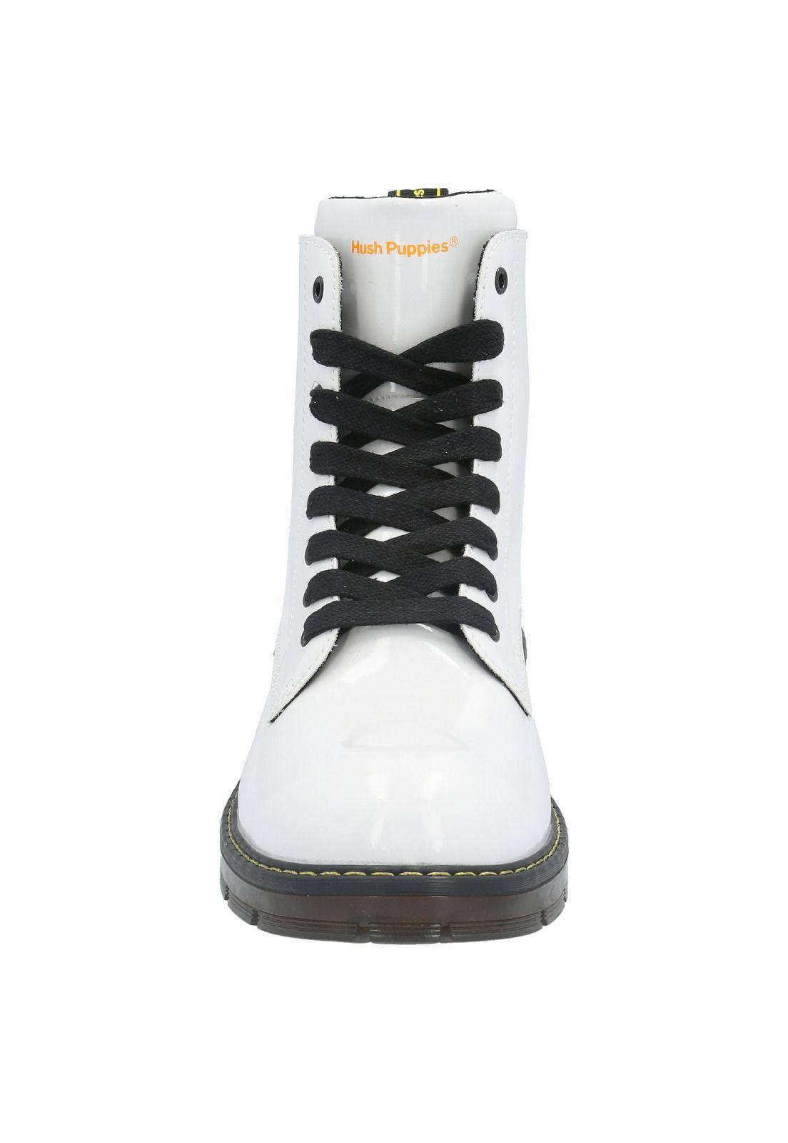 Botin Cuero Mujer Nova Blanco-2