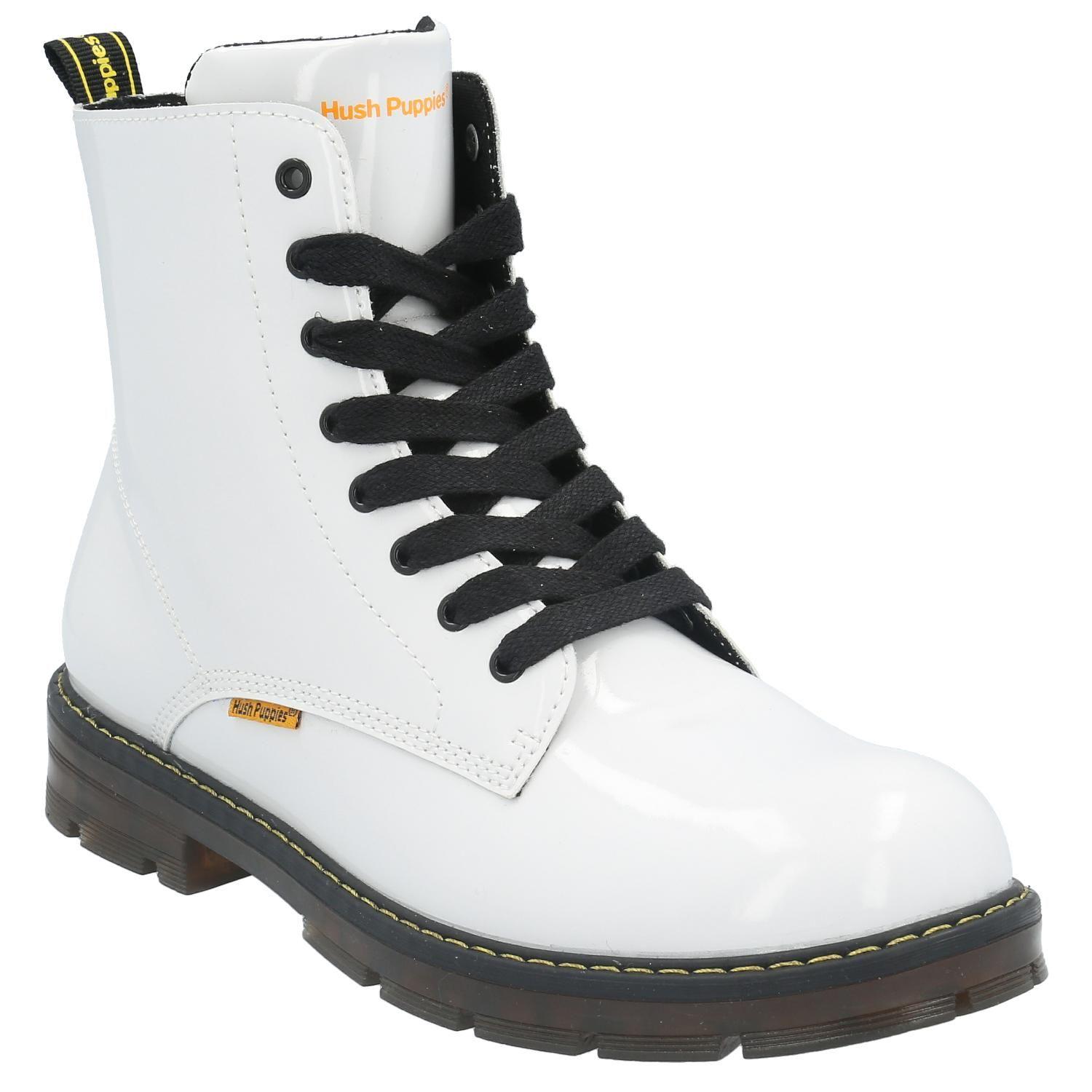 Botin Cuero Mujer Nova Blanco-0