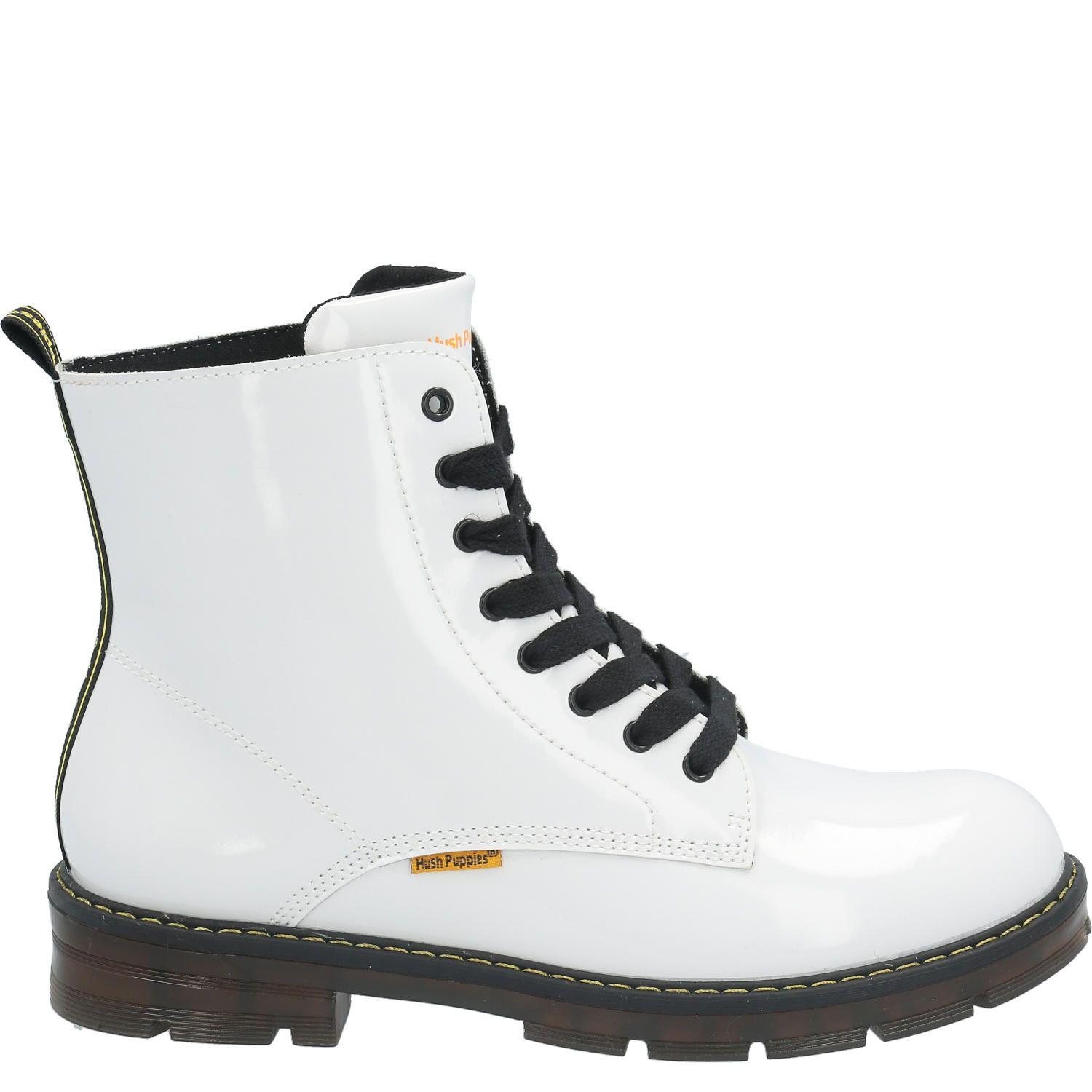 Botin Cuero Mujer Nova Blanco-1