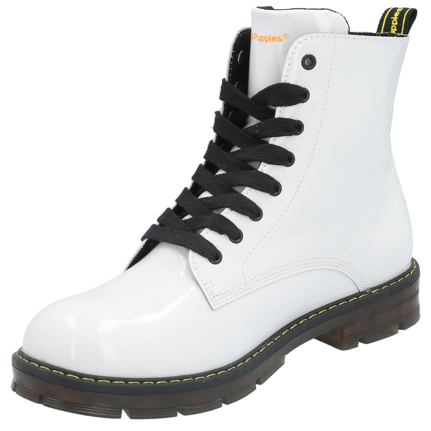 Botin Cuero Mujer Nova Blanco-3