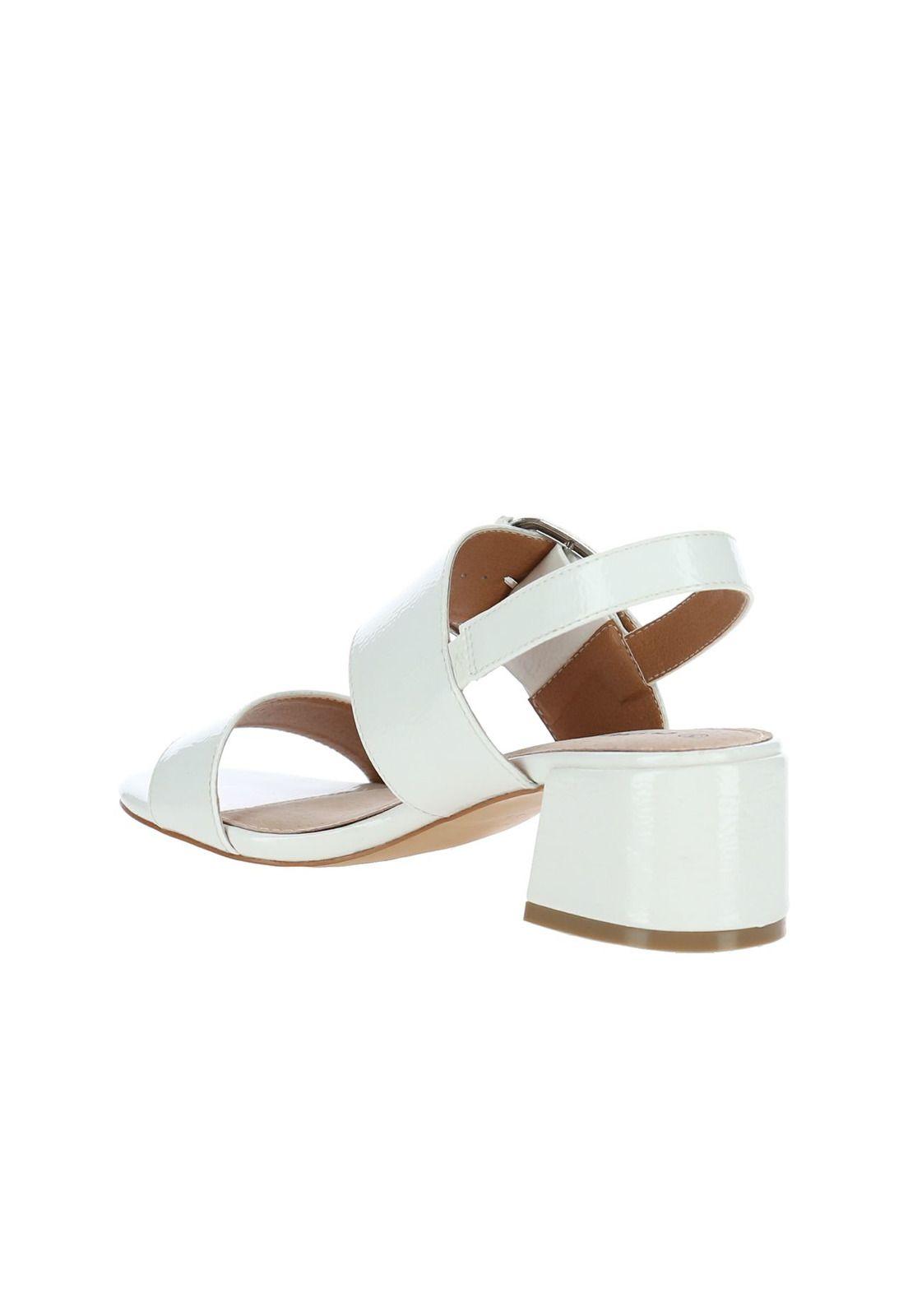 Sandalia Mujer Slinky Blanco-5