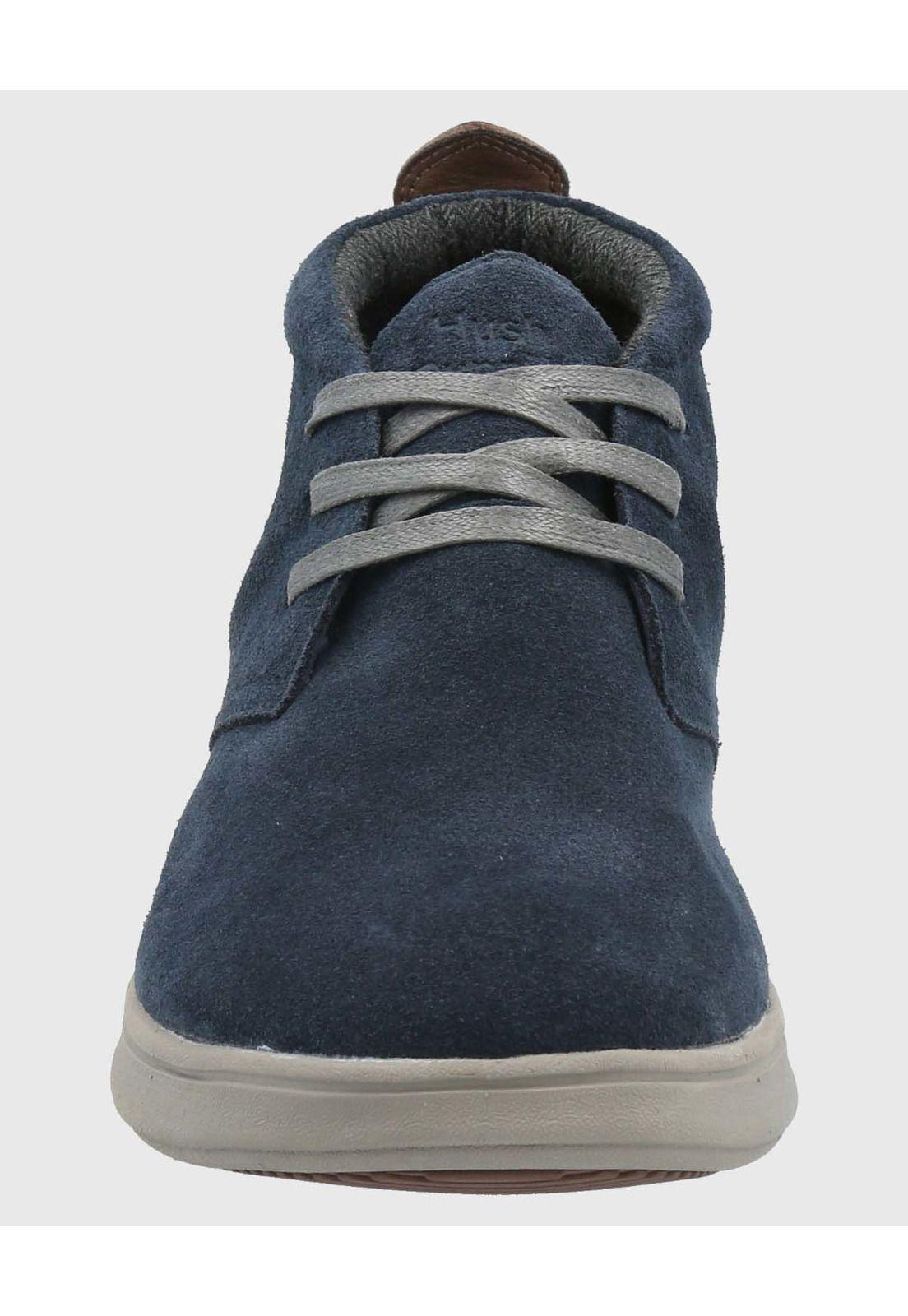 Botin Cuero Hombre Rudder Azul-3