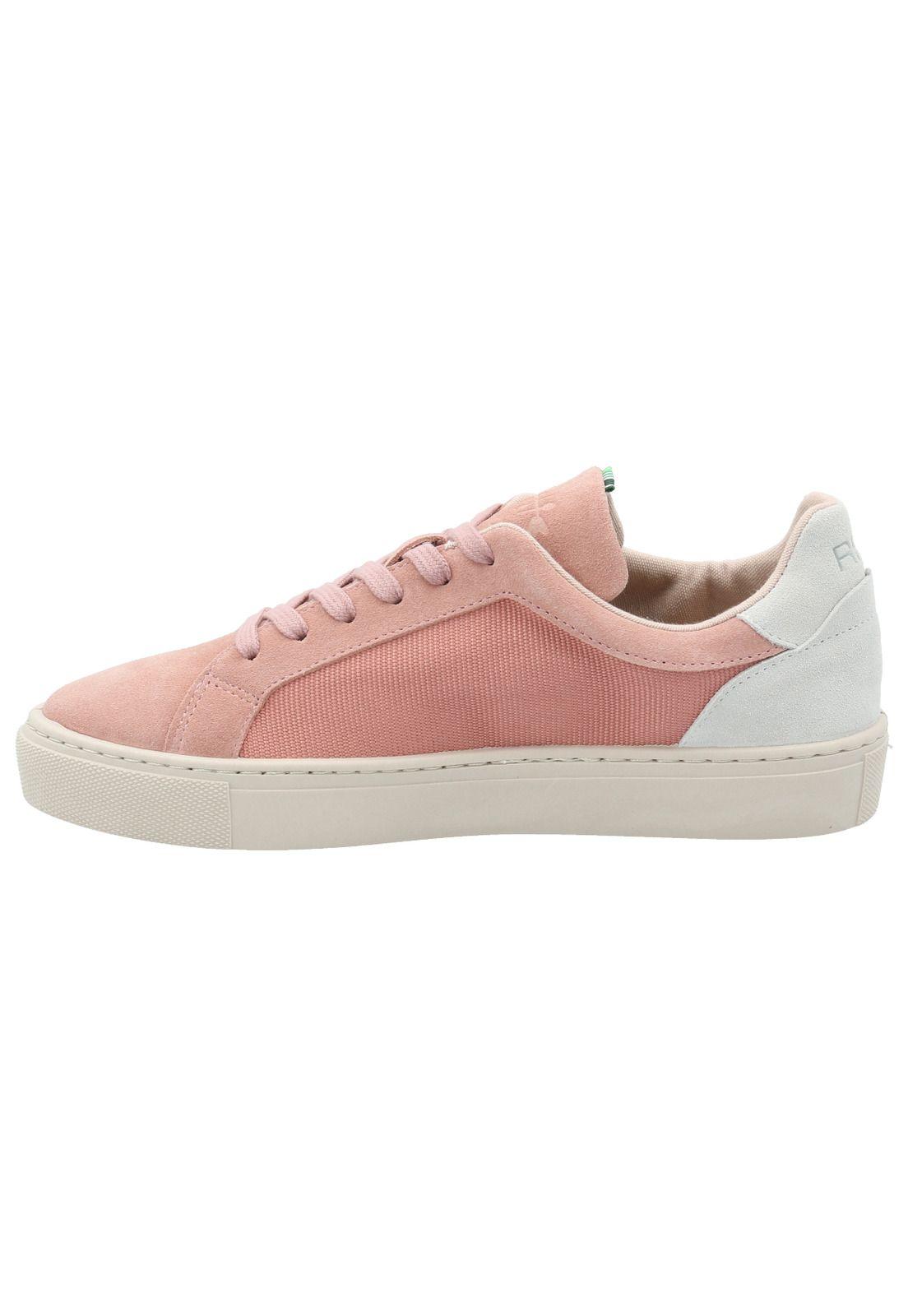 Zapatilla Cuero Mujer Tifon Rosado -4
