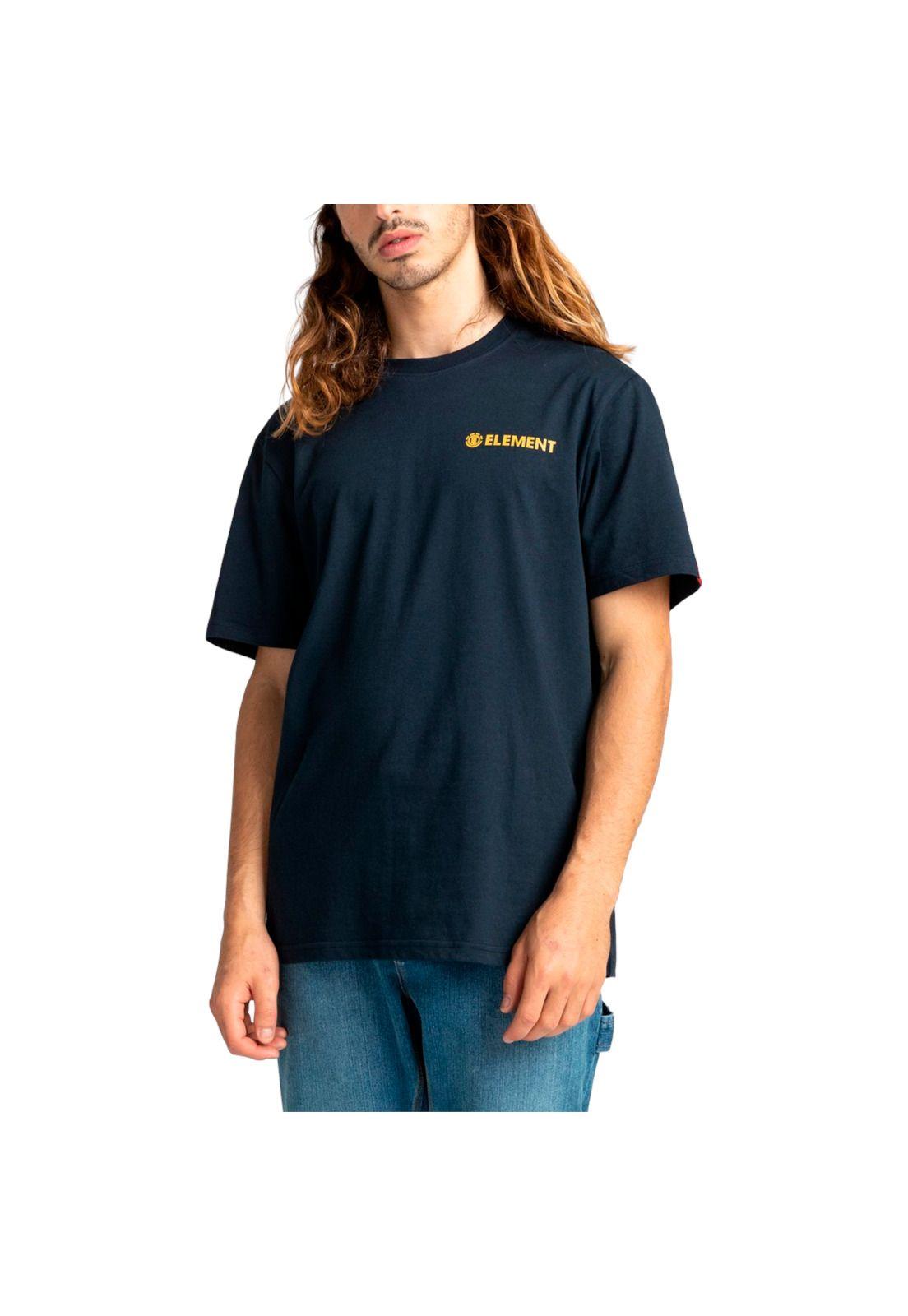 Polera M/C Hombre Blazin Chest Negro-0